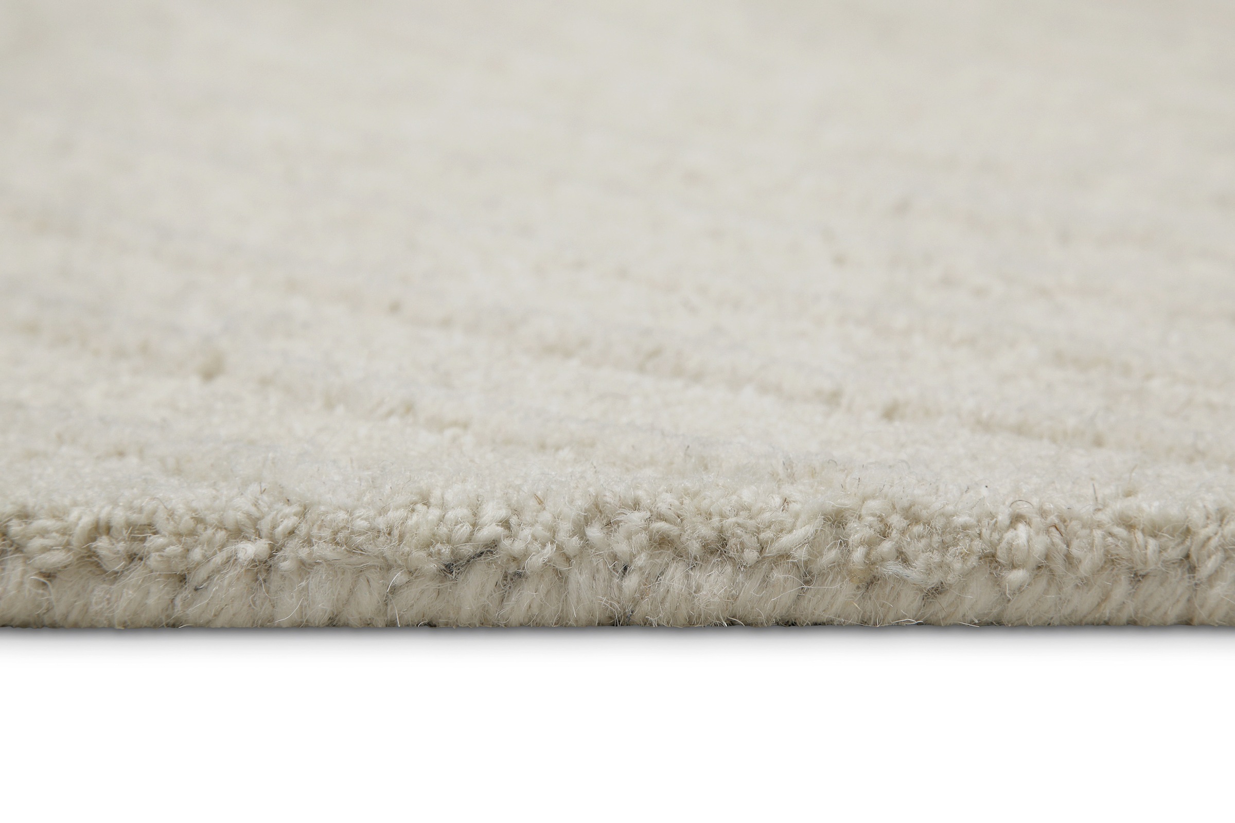 Wecon home Wollteppich »Hamptons NINETEEN«, rechteckig, 15 mm Höhe, Läufer, Schurwolle, Kurzflor, Wohn- & Schlafzimmer, Hoch-Tief-Effekt