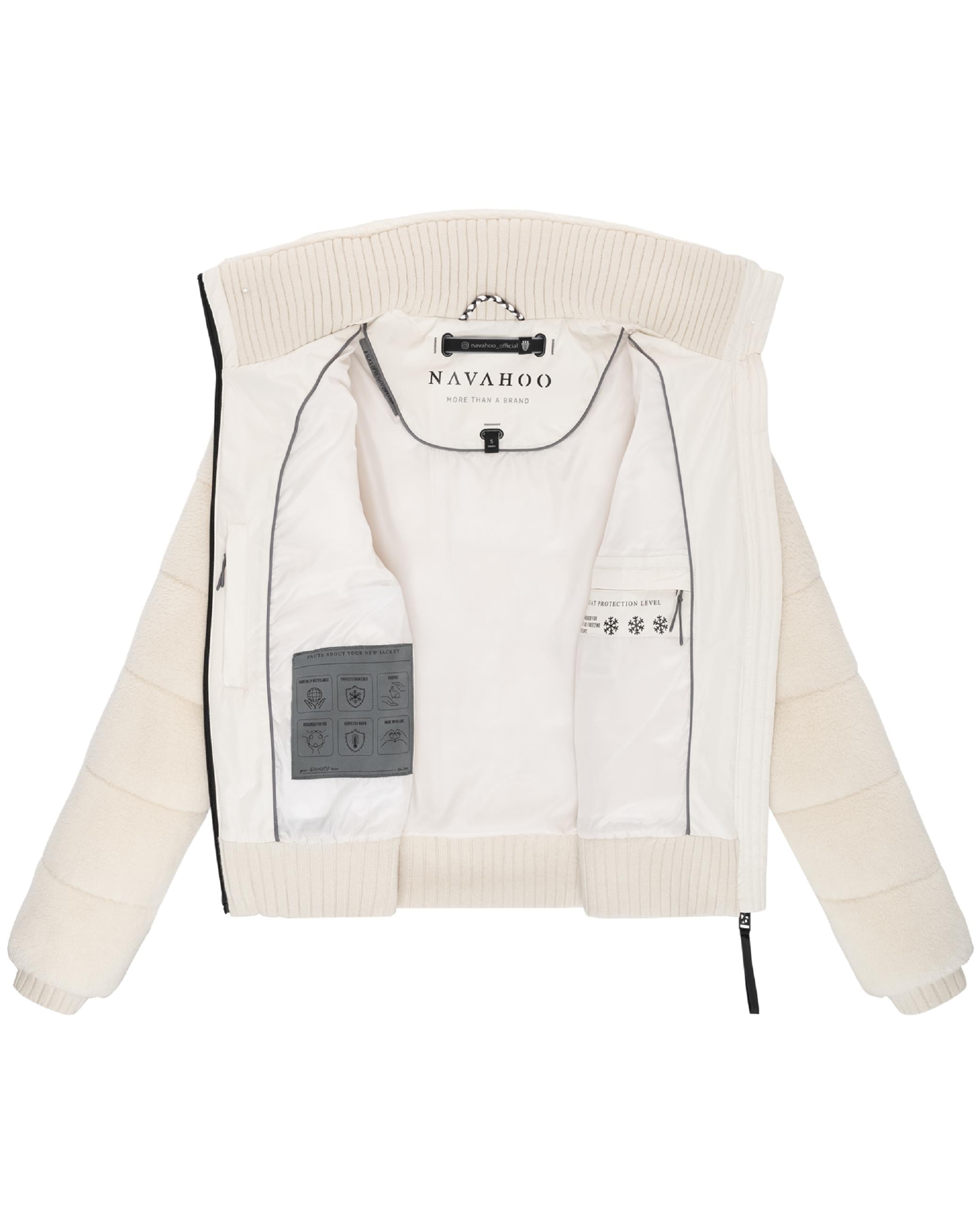 Navahoo Plüschjacke »Plüschjacke Schneepuder 14«