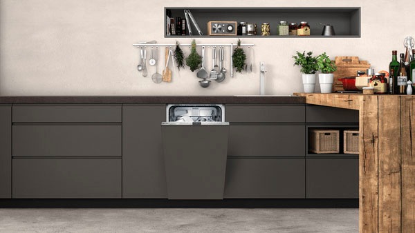 NEFF vollintegrierbarer Geschirrspüler N 30 »S853IKX02E«, 9 Maßgedecke, Info Light: projizierter Punkt während des Betriebs
