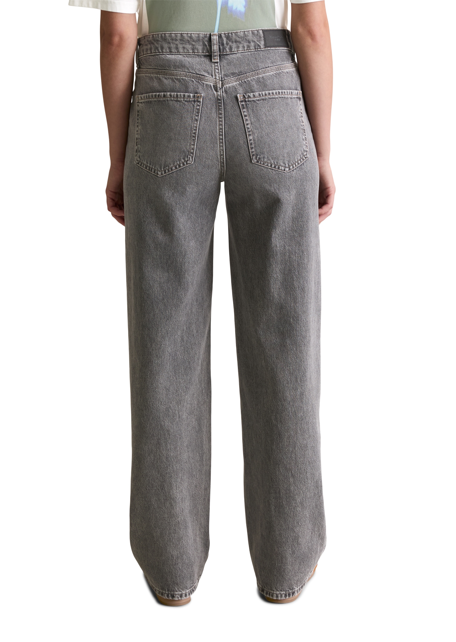 Marc O'Polo DENIM Weite Jeans »Tomma«, aus Bio-Baumwolle ohne Stretch, High Waist