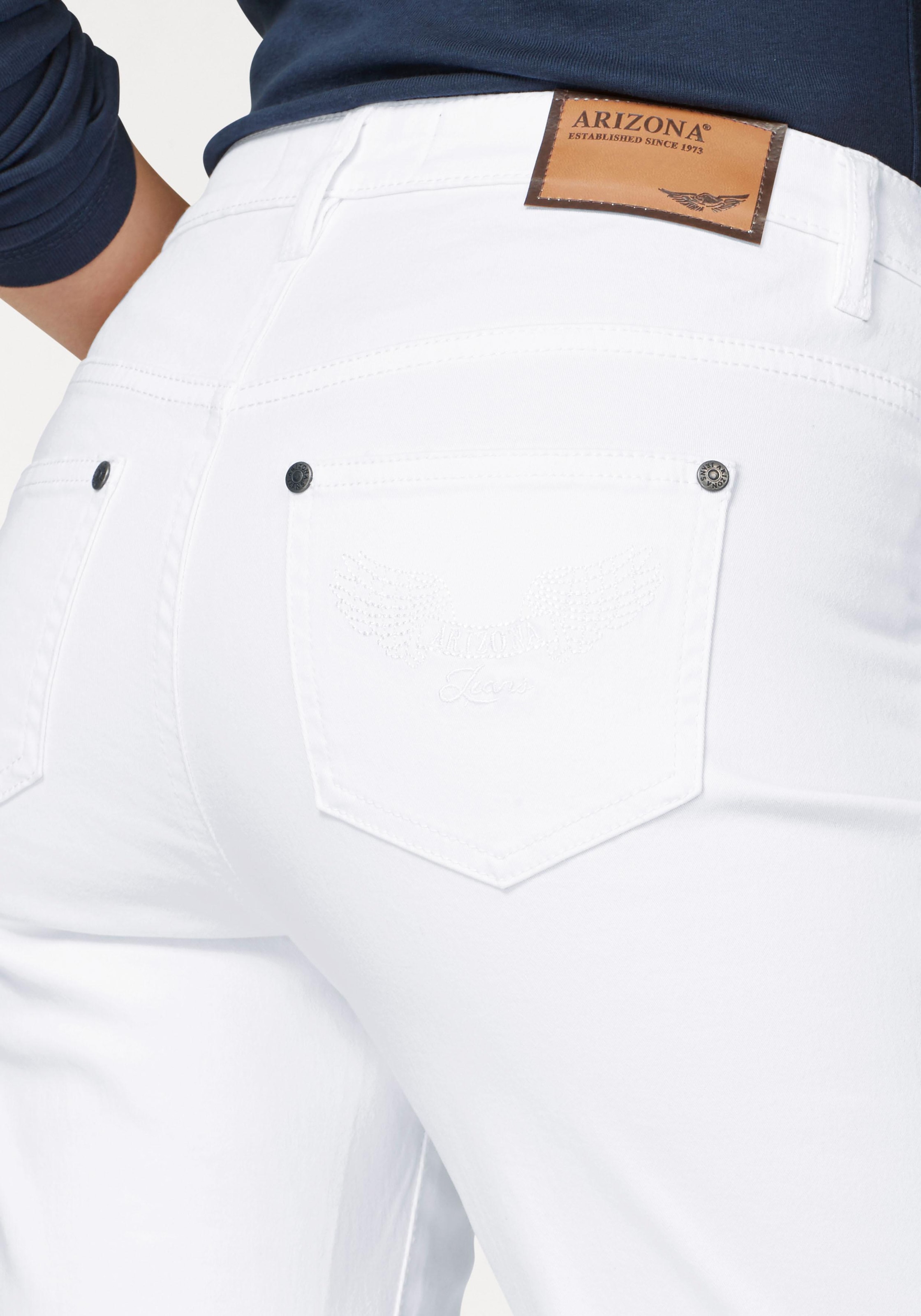 Arizona Bootcut-Jeans »Comfort-Fit«, ausgestellte Beinform, mit Eingrifftaschen, High-Waist