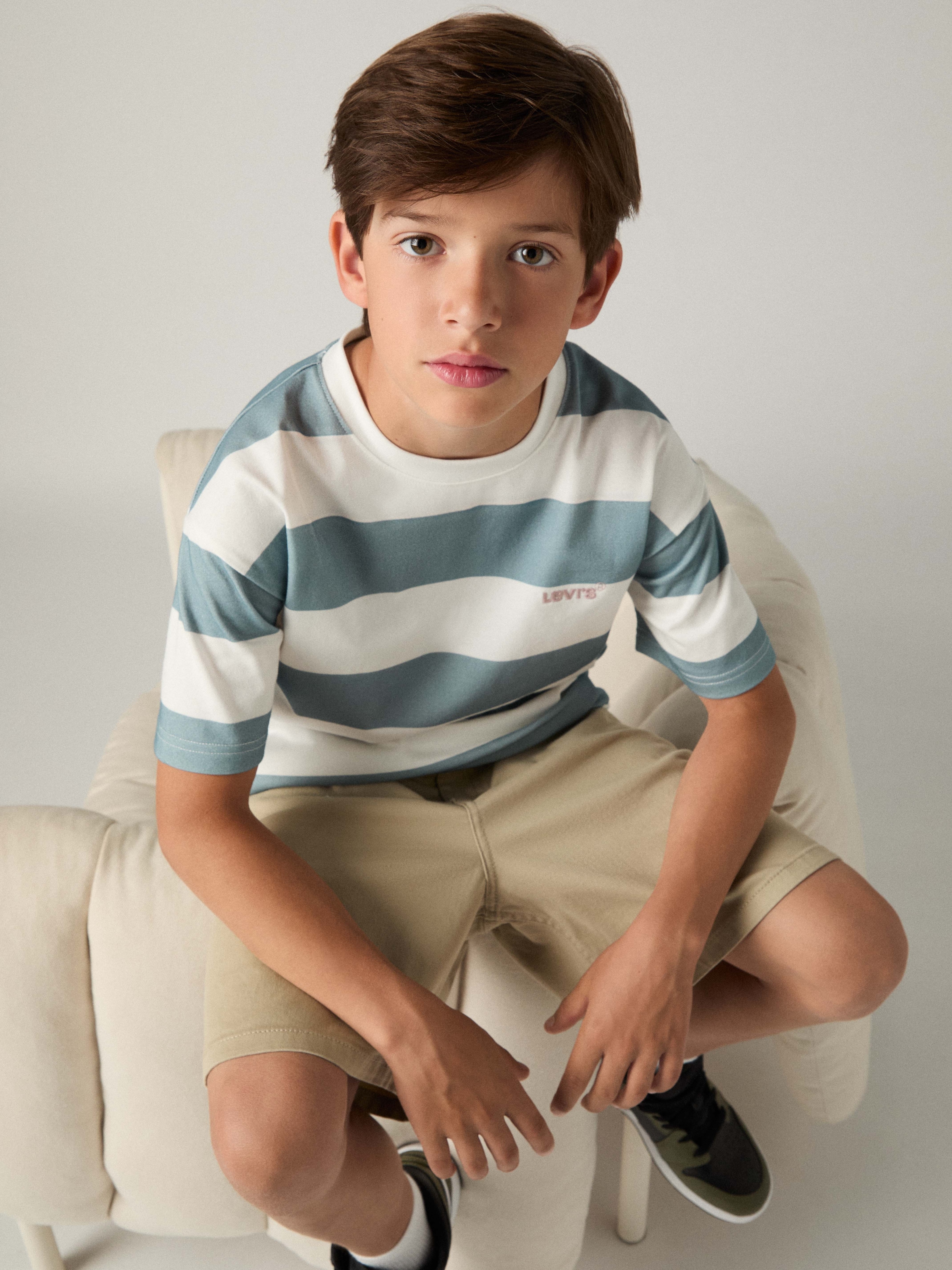 Levi's® Kids T-Shirt »LVB BIG STRIPE TEE« for Boys, gestreift