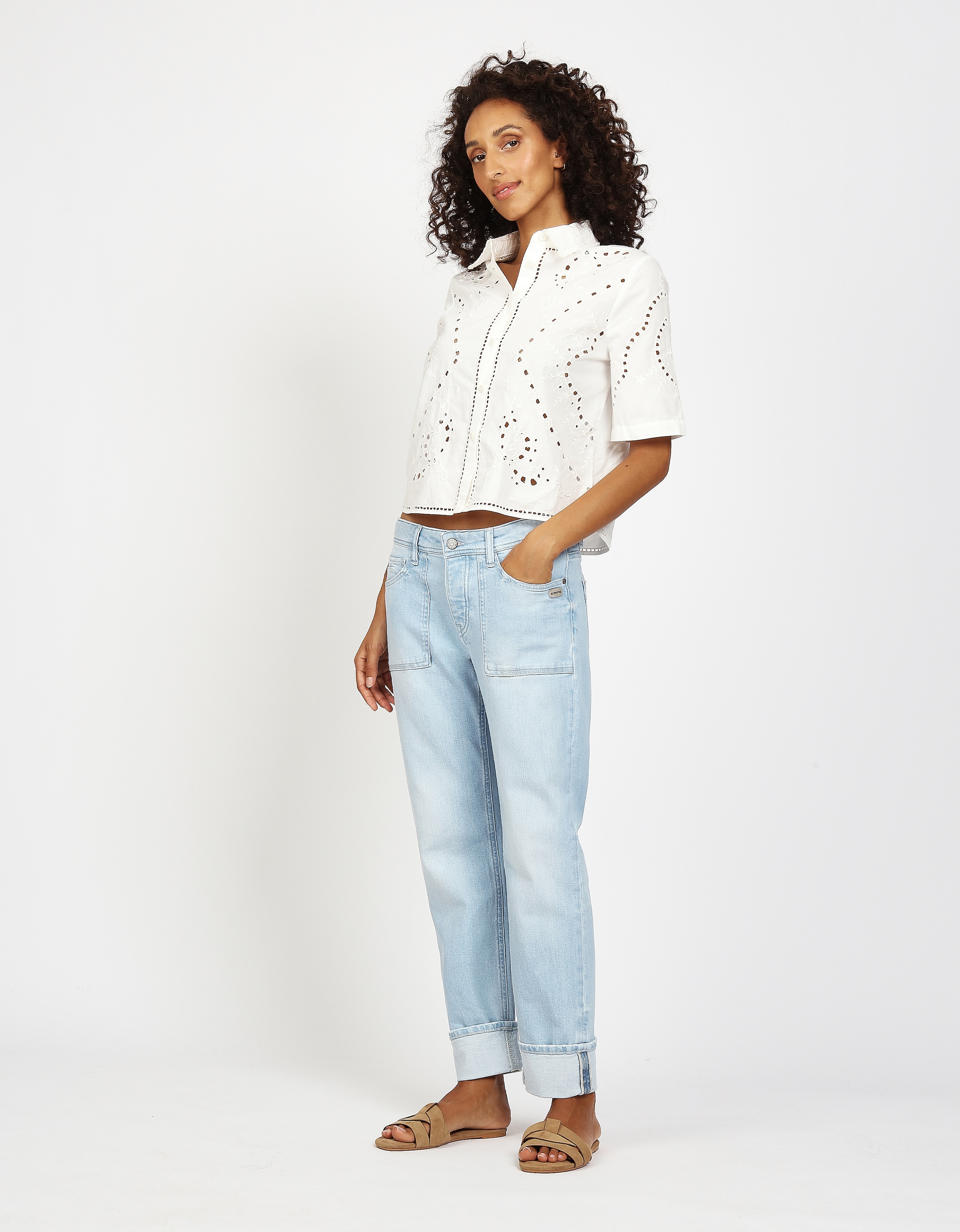 GANG Boyfriend-Jeans »94NICA WORKER« cooler, androgyner Look