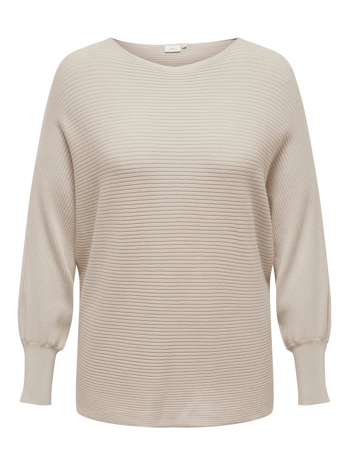 ONLY CARMAKOMA Strickpullover »CARNEW ADALINE LIFE L/S PULLOVER KNT«