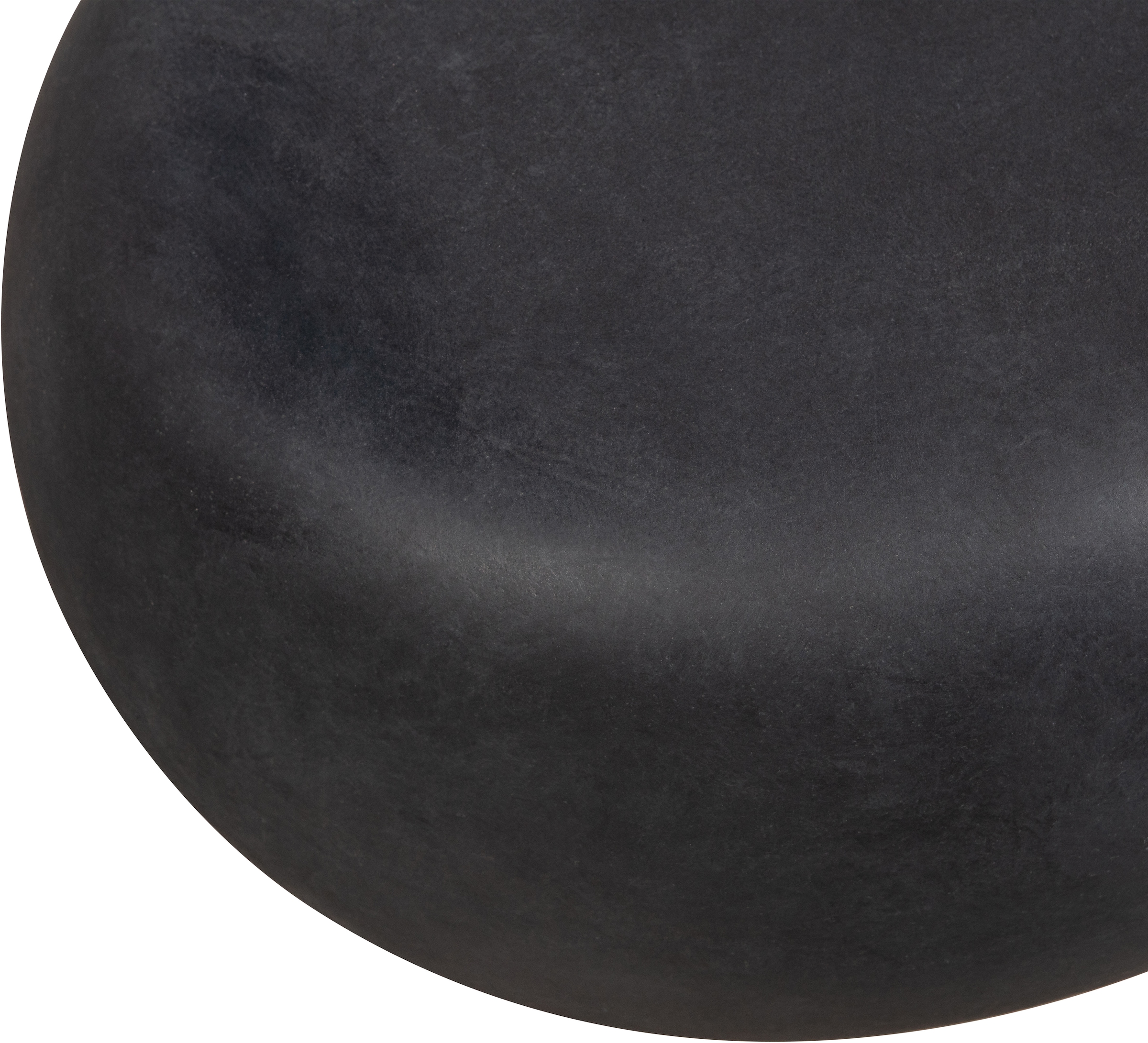 WOOOD Beistelltisch »Pebble aus Fiberclay mit abgerundeter organischer Form« Tragkraft 90 kg, Glasfaser-Ton-Gemisch, offene Materialstruktur