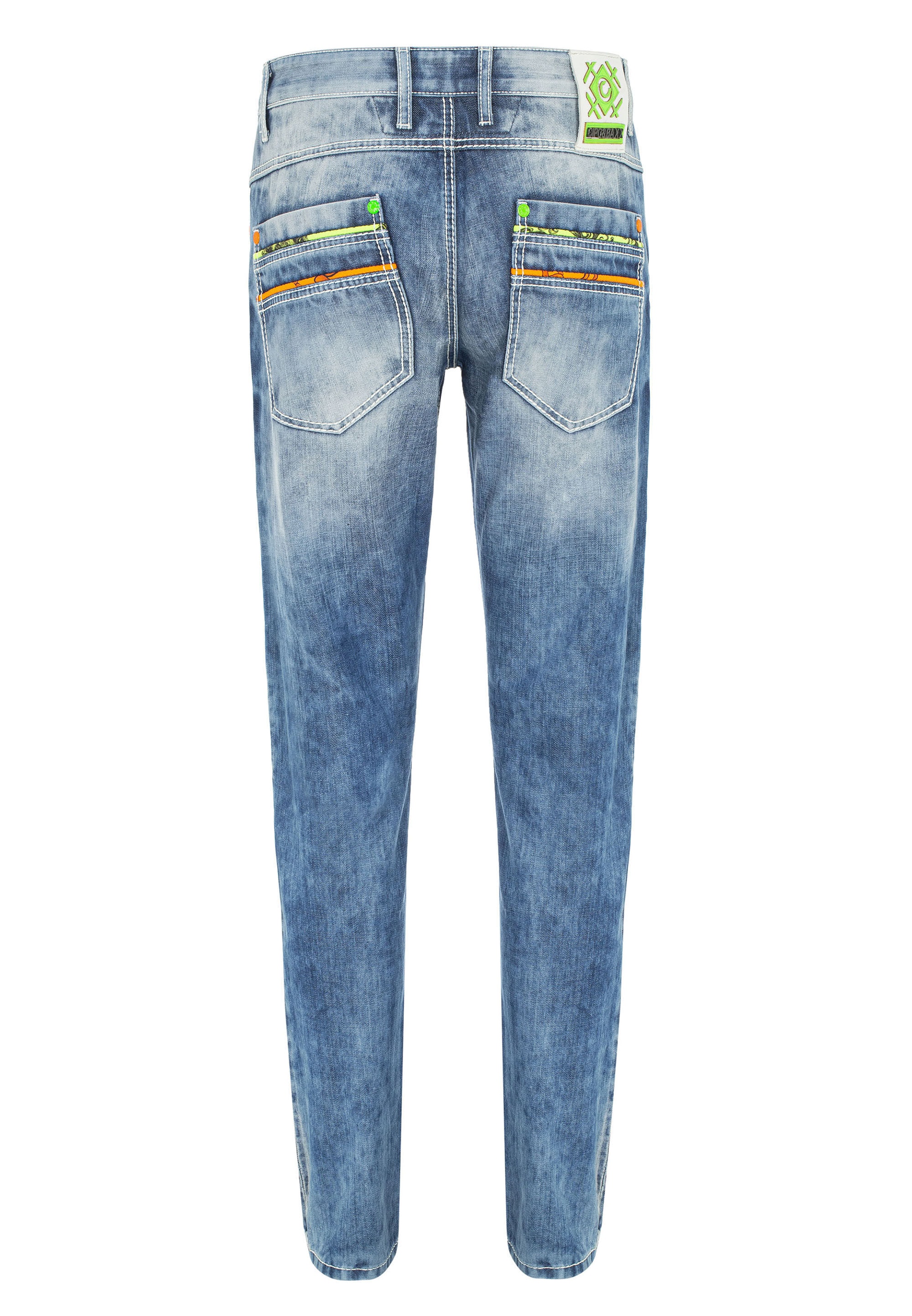 Cipo & Baxx 5-Pocket-Jeans »Cipo & Baxx Jeans« mit farbigen Ziernähten