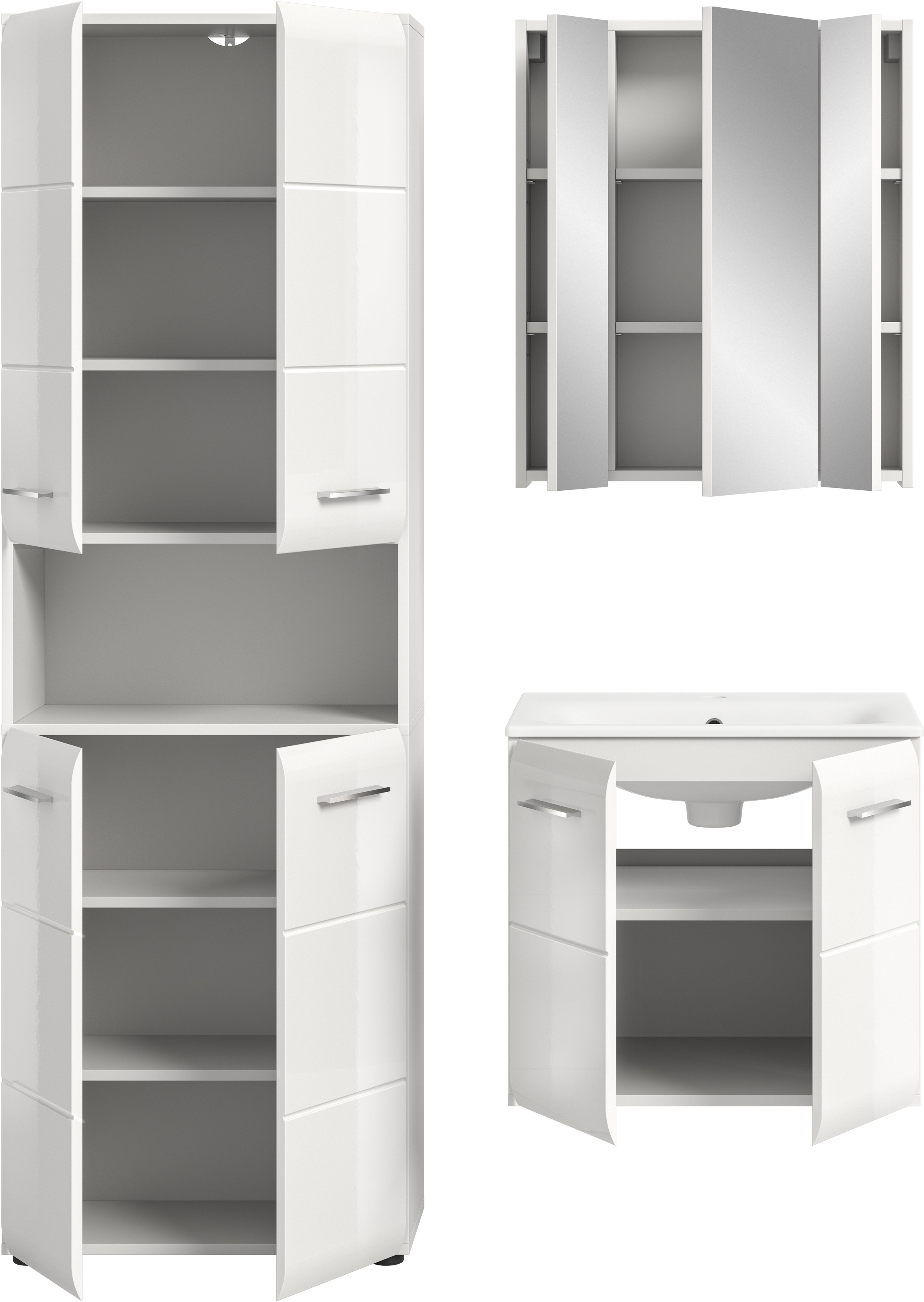 INOSIGN Badezimmer-Set Set, 4 Stk. tlg.