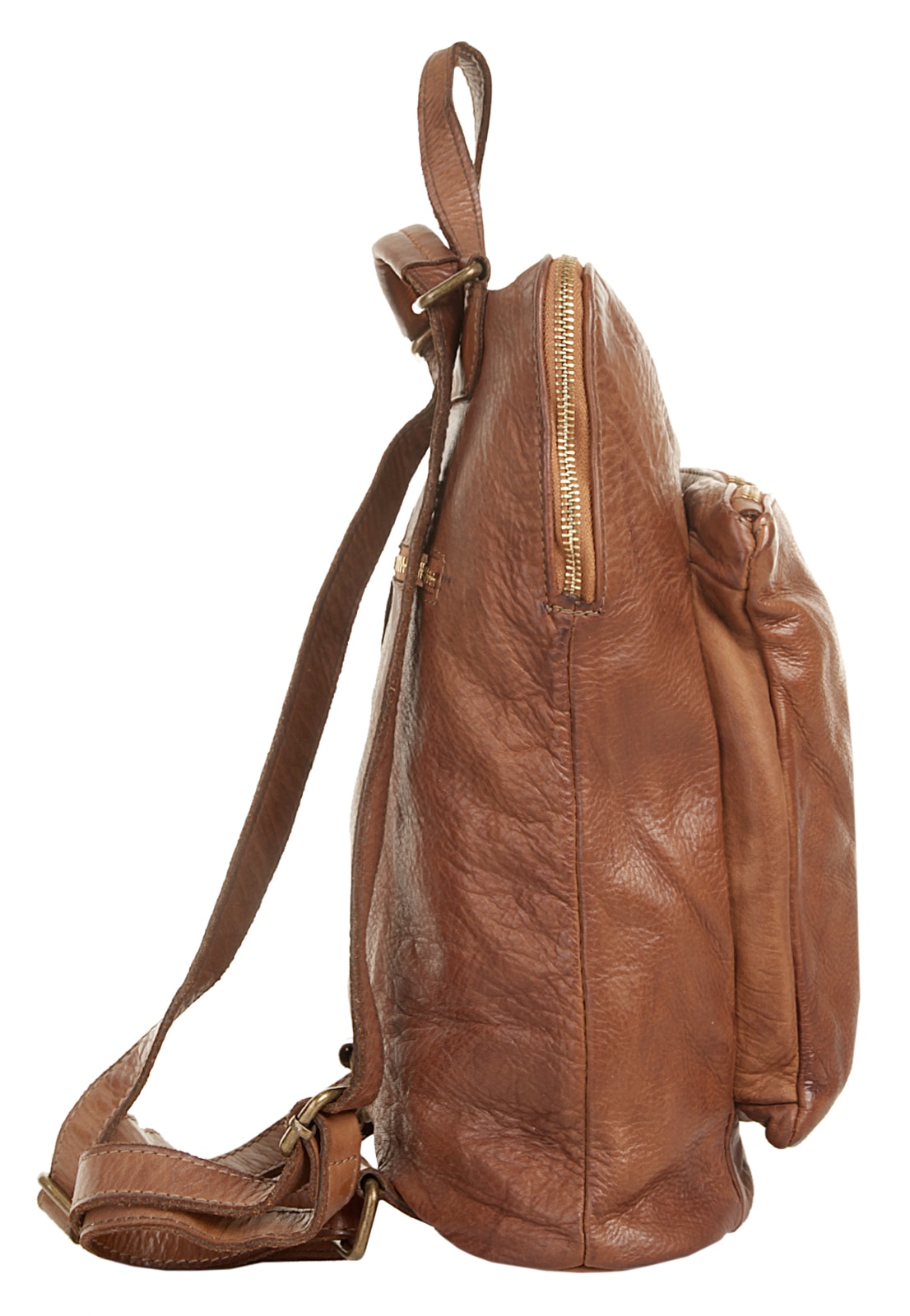Samantha Look Cityrucksack, echt Leder, Made in Italy