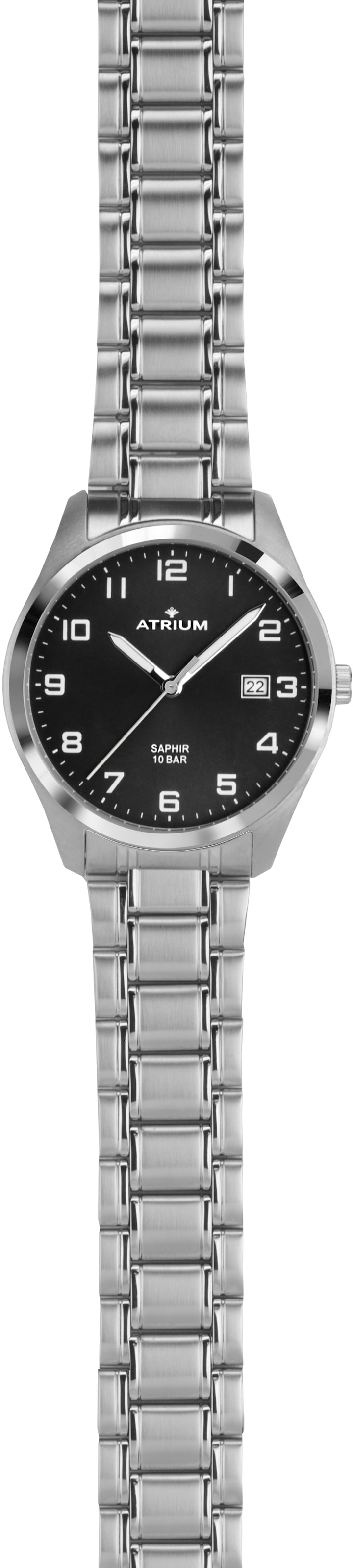 Atrium Quarzuhr »A42-31«, Armbanduhr, Herrenuhr, Datum, Saphirglas