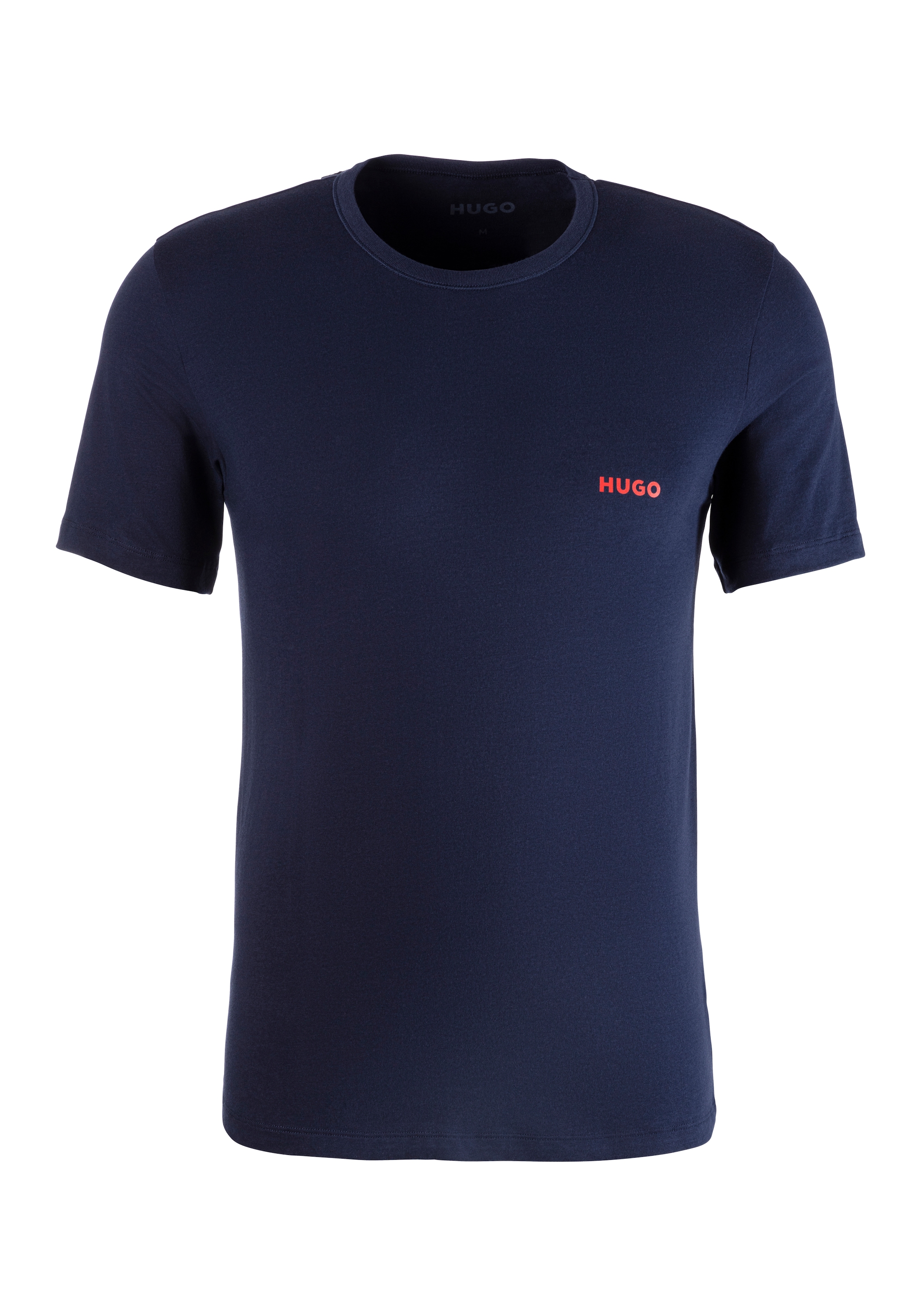 HUGO T-Shirt, (Packung, 3 tlg., 3er-Pack), bei Rundhalsausschnitt ♕ mit