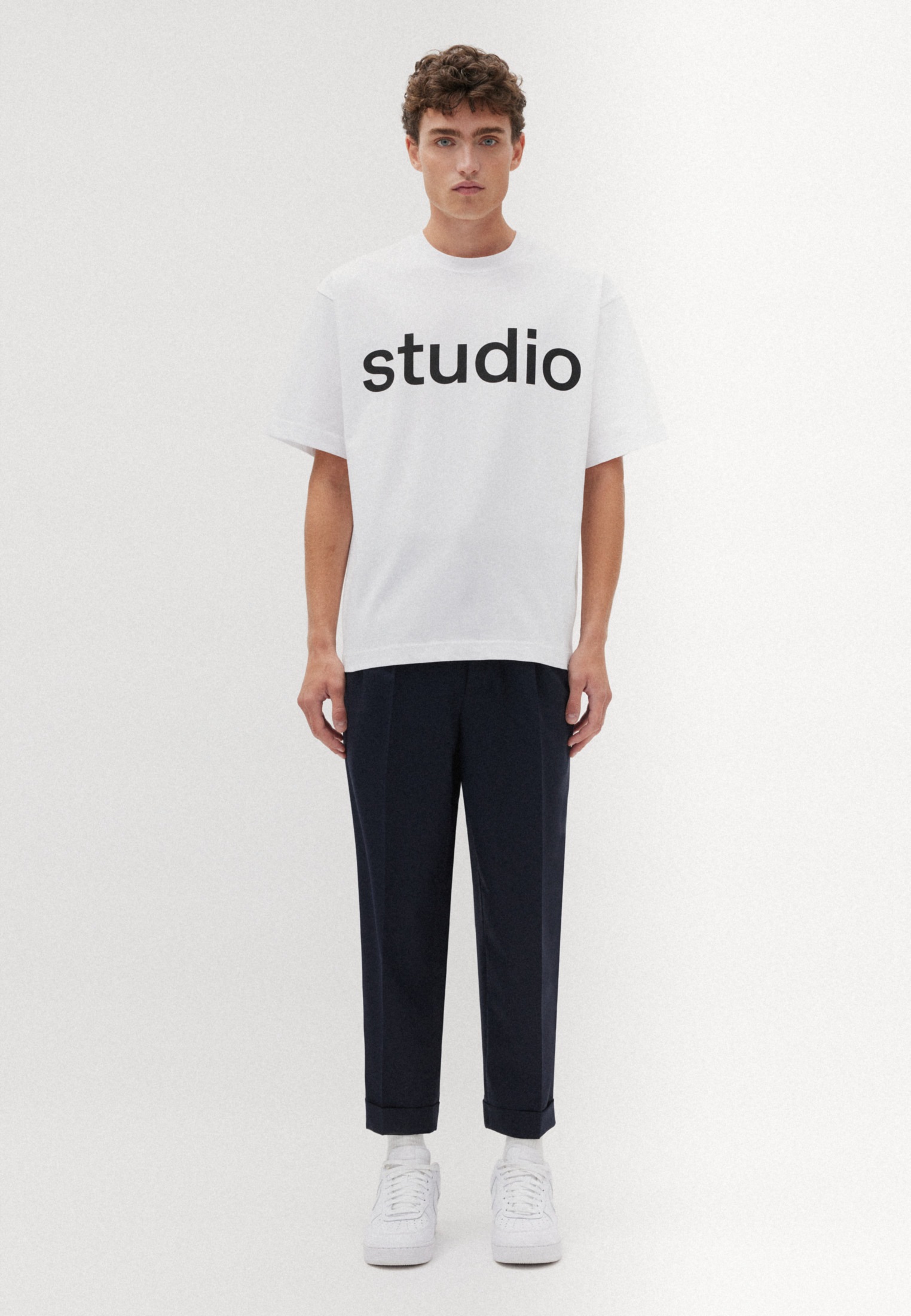 studio seidensticker T-Shirt »Studio«, 1/2 Rundhals