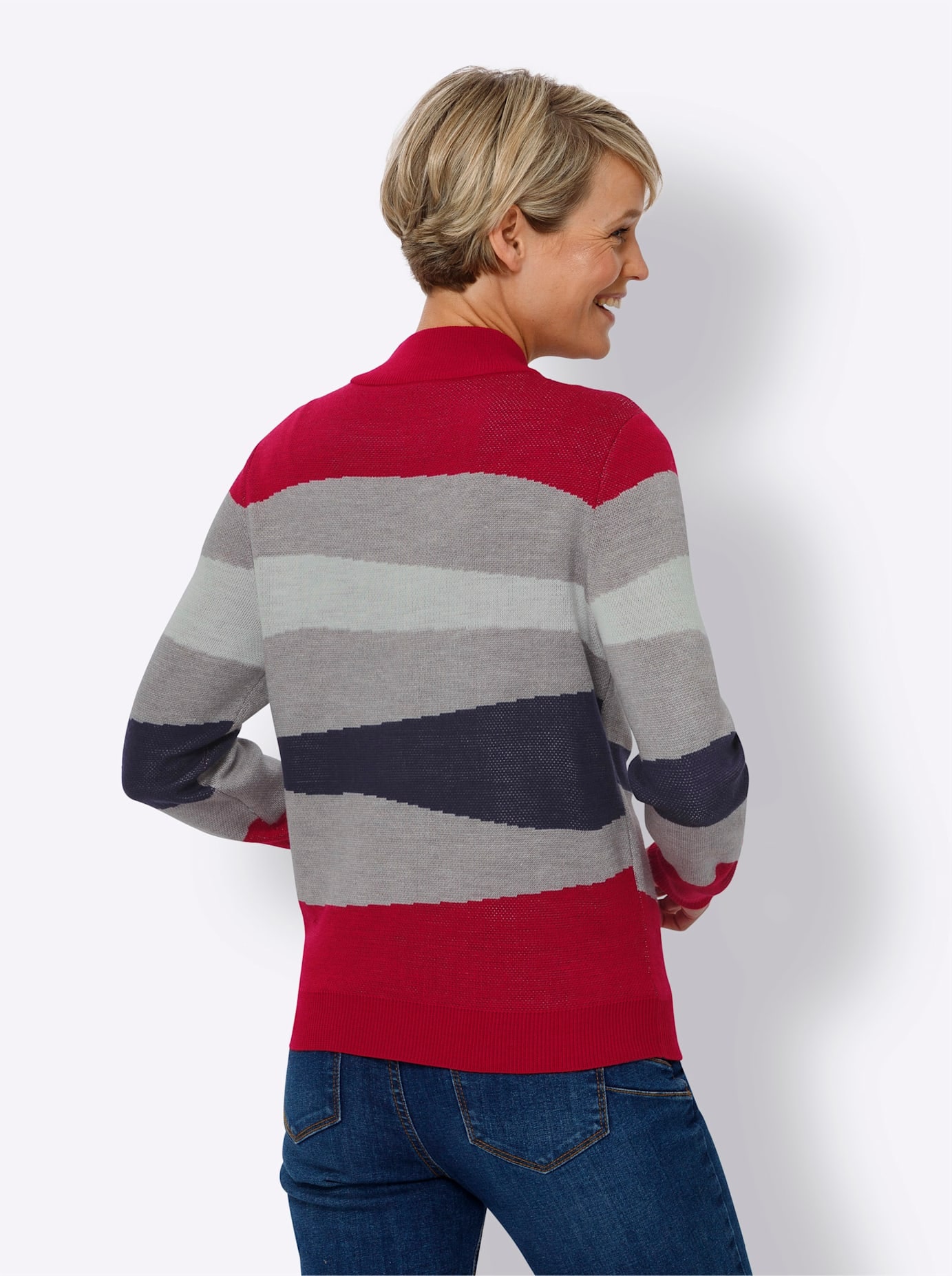 Classic Basics Stehkragenpullover »Langarm-Pullover«
