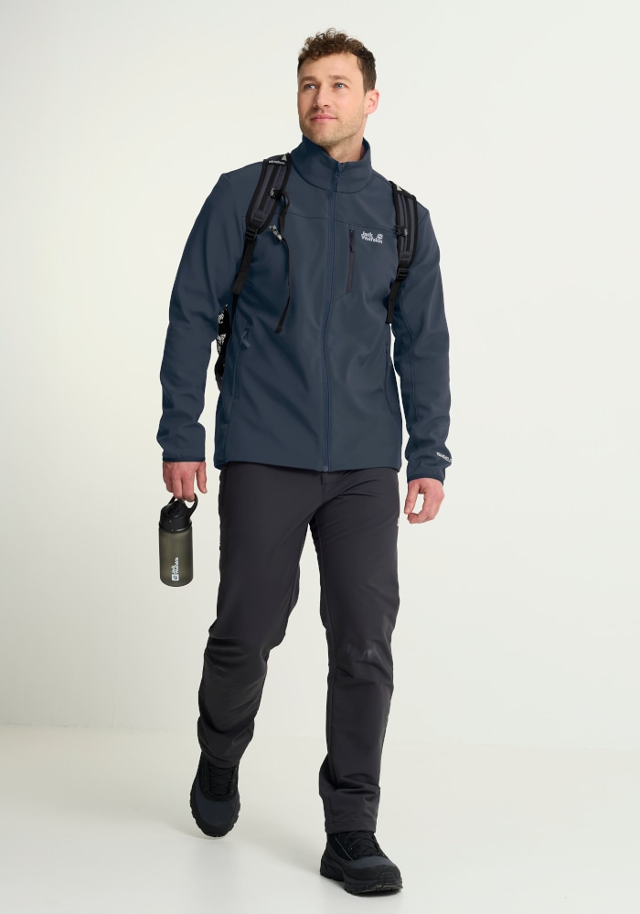 Jack Wolfskin Outdoorjacke »WILD WINDS JKT M« mit flexiblem Obermaterial aus Polyester und Elasthan