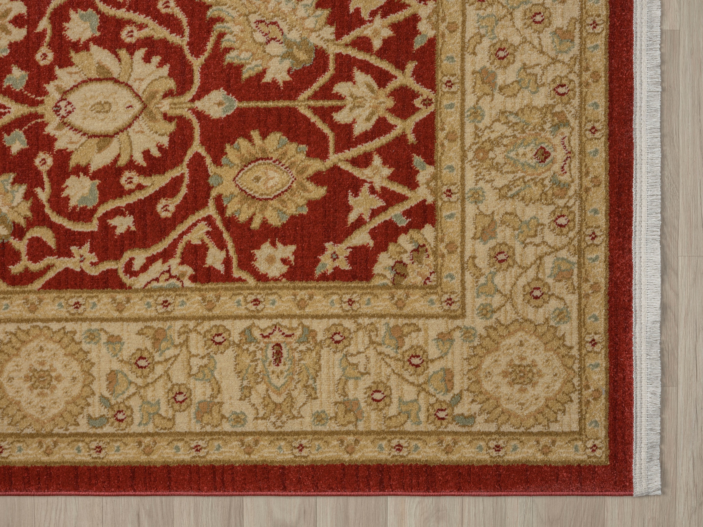 Myflair Möbel & Accessoires Teppich »Maryam 1 Lagerräumung«, rechteckig, 7,5 mm Höhe, Kurzflor, Orient Optik, edler Glanz, mit Fransen, besonders weich
