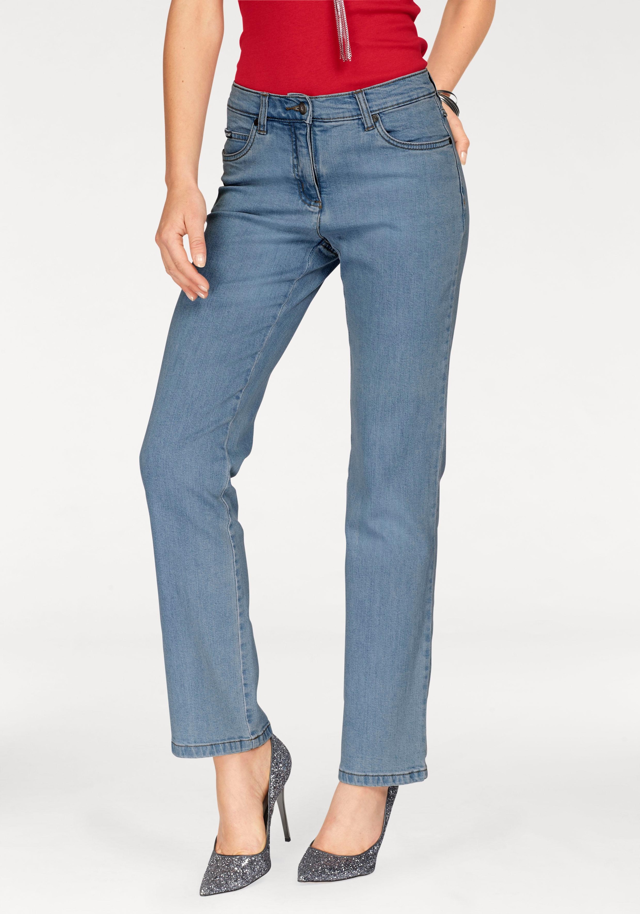 High Arizona Jeans Gerade bei ♕ Waist »Annett«,