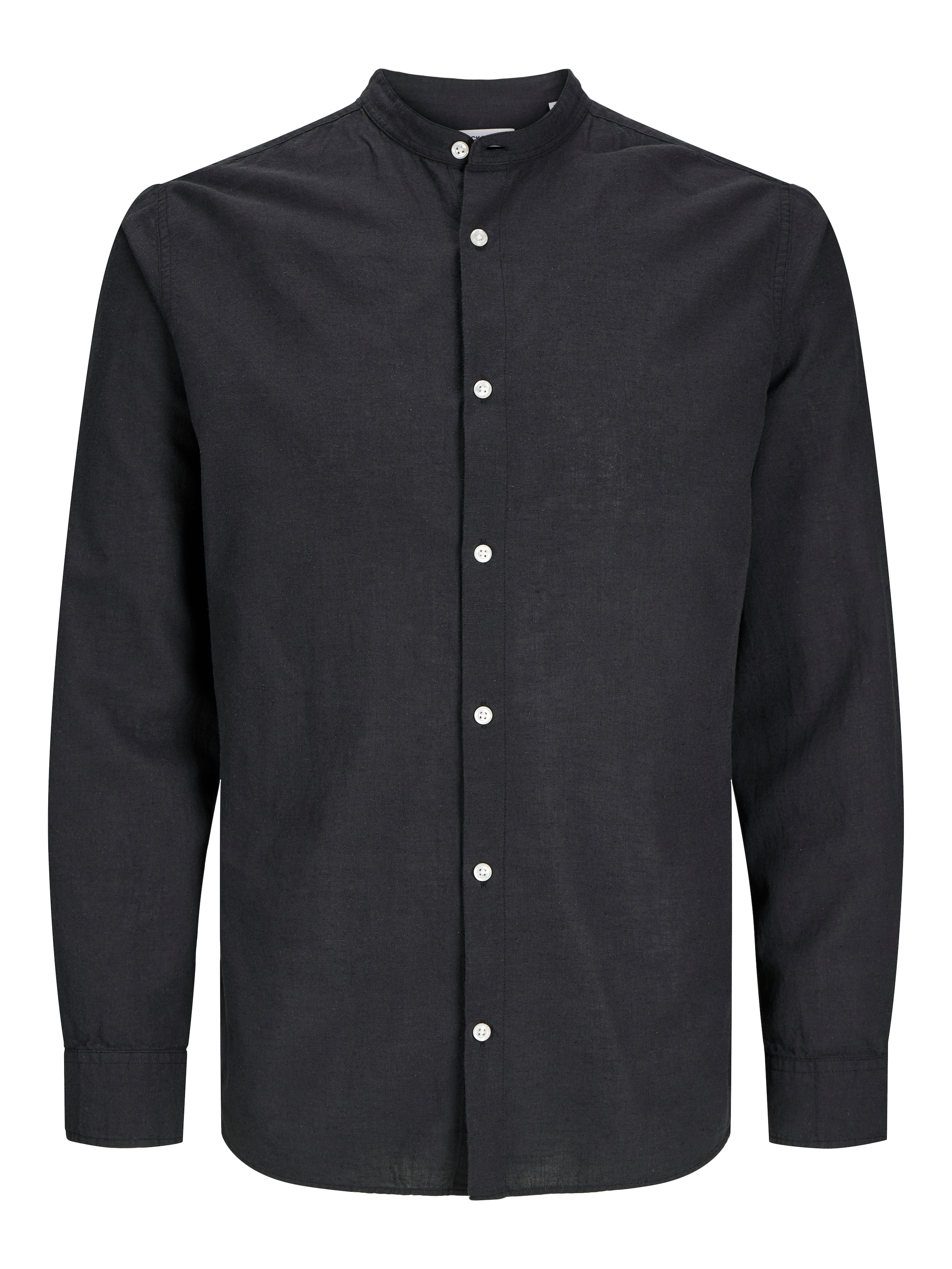 Jack & Jones PlusSize Langarmhemd »JJEBREEZE LINEN BLE BAND SHIRT LS SN PLS«
