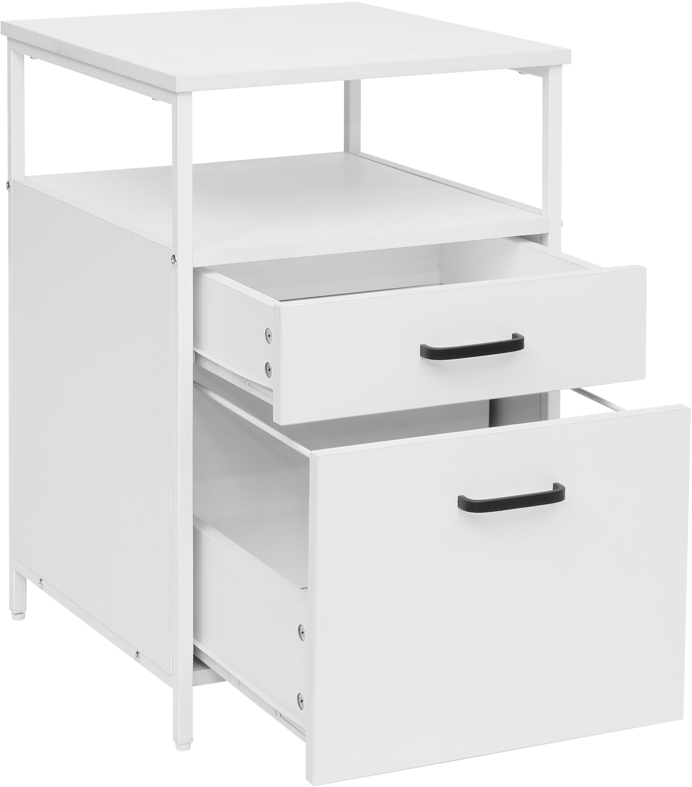 INOSIGN Container »Reagan«, (Breite 42 cm), Bürocontainer, Beistellschrank, 2 Schubladen, Metallgestell