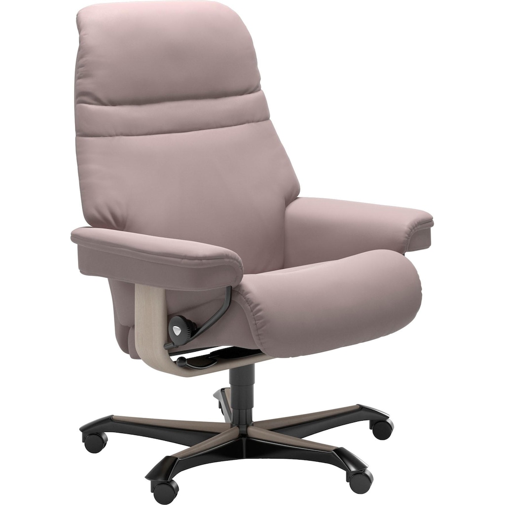 Stressless® Relaxsessel »Sunrise«, mit Home Office Base, Größe M, Gestell Whitewash