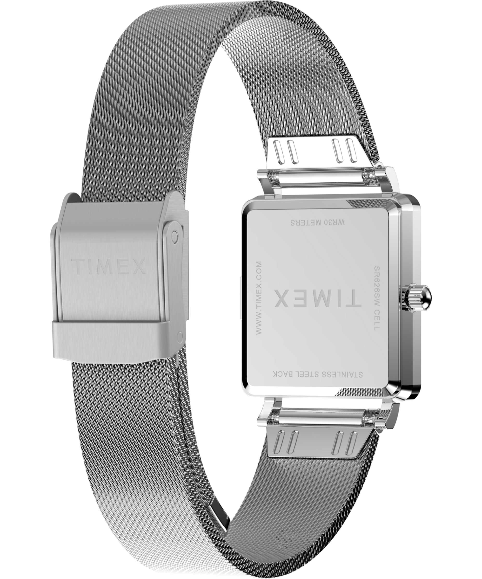 Timex Quarzuhr »TRANSCEND« Armbanduhr, Damenuhr, Edelstahlarmband, analog