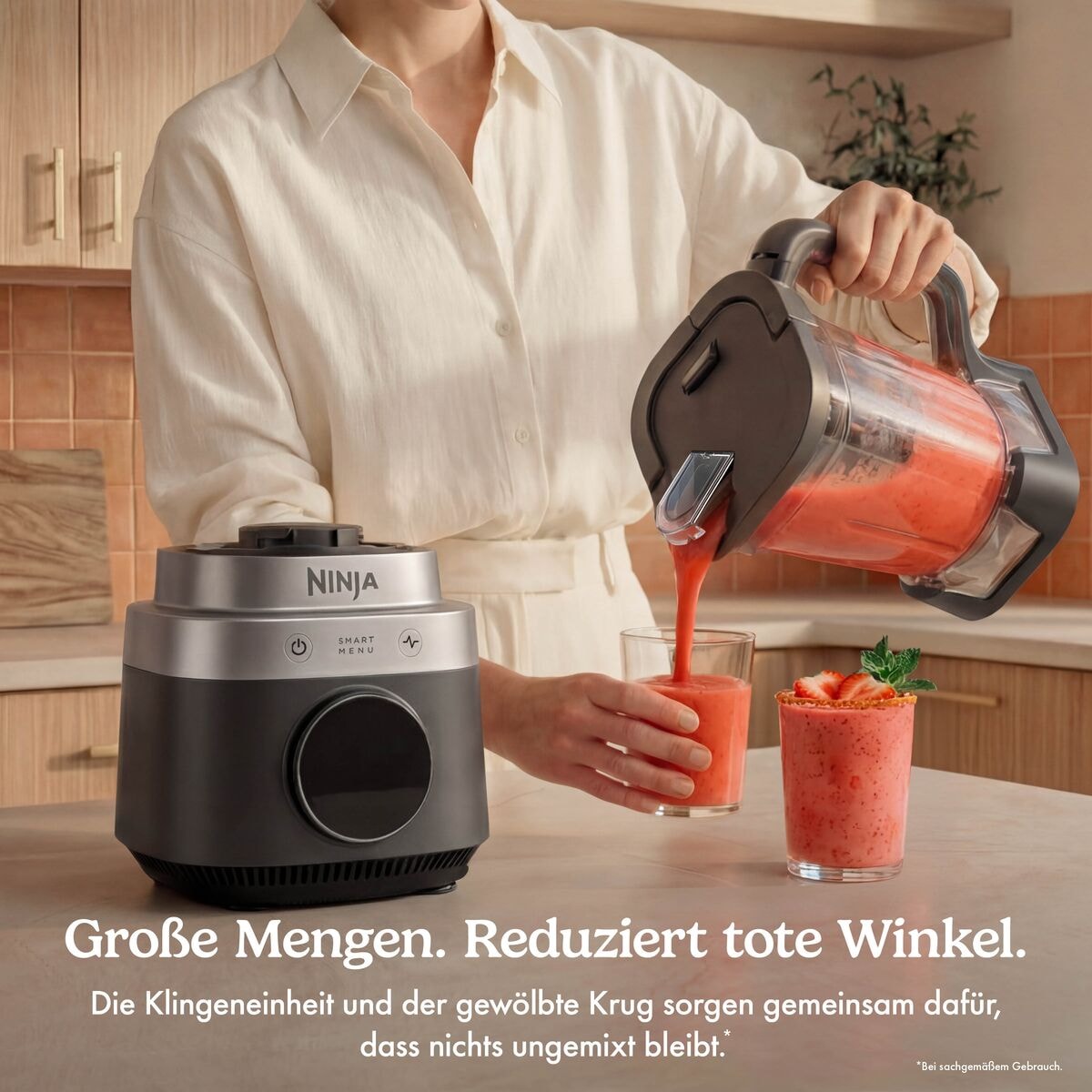 NINJA Standmixer »LB301EUBK Ninja CrushBOSS 2-in-1-Duo-Mixer mit BlendBOSS-Becher« 1200 W mit BlendBOSS-Becher