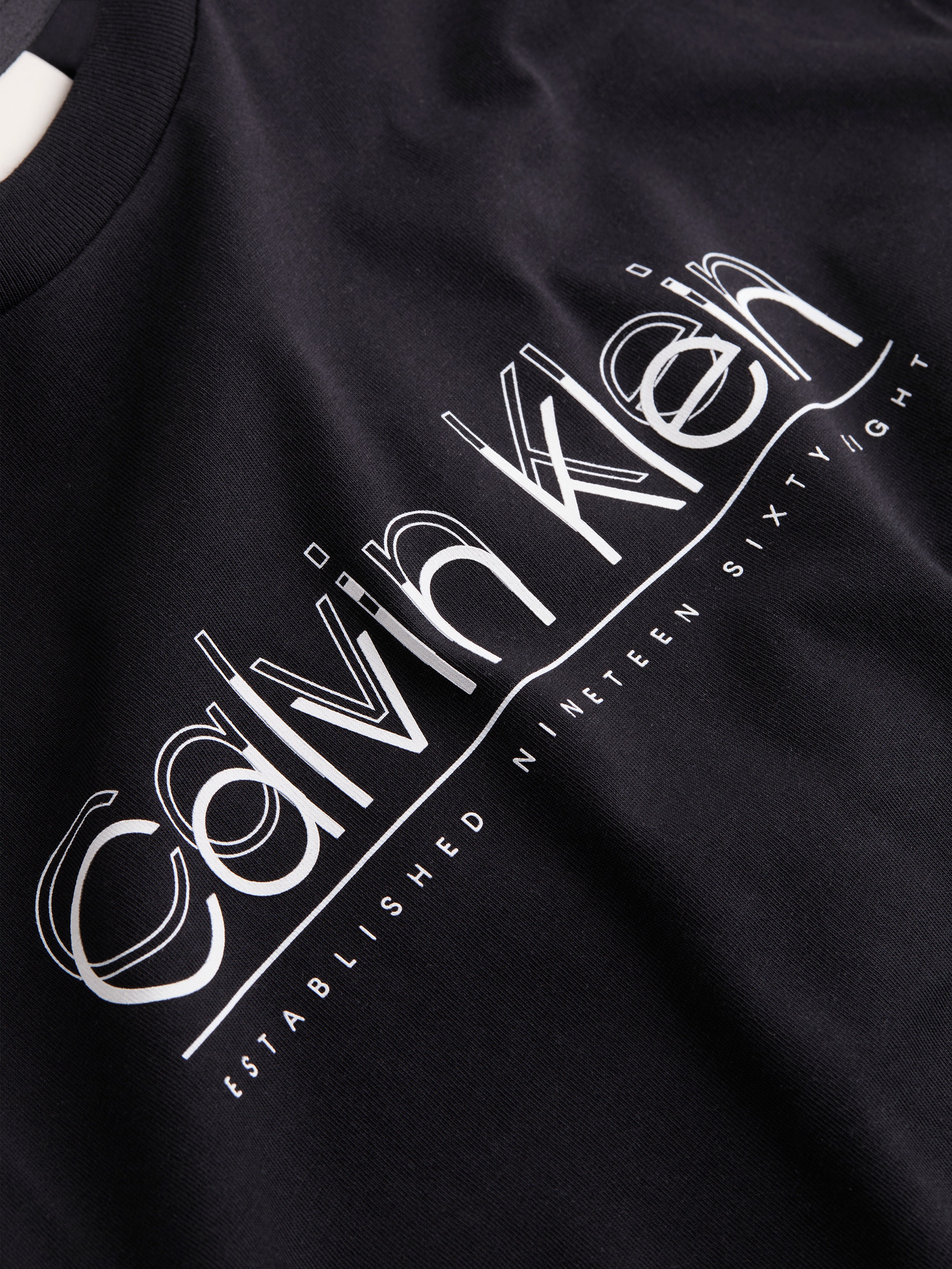 Calvin Klein T-Shirt »CP-DOUBLE LOGO T-SHIRT«, mit großem Logoschriftzug