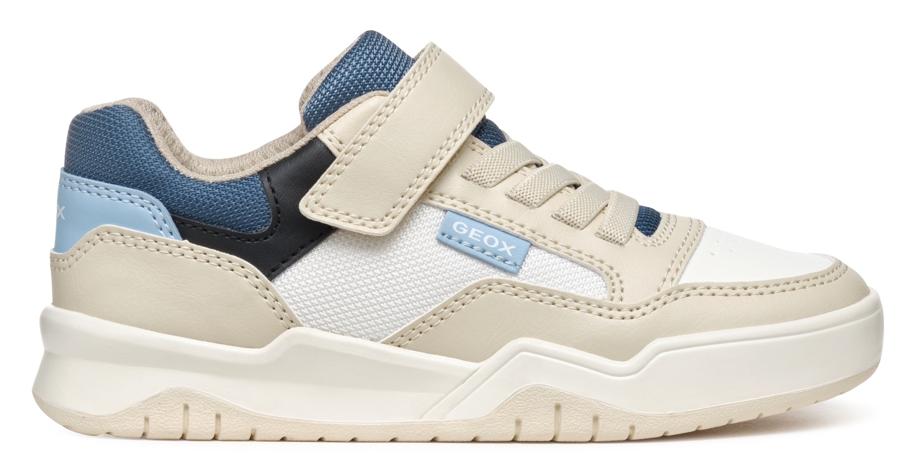 Geox Sneaker »J PERTH BOY«, Retro Sneaker, Slip-On Sneaker mit Klettverschluss