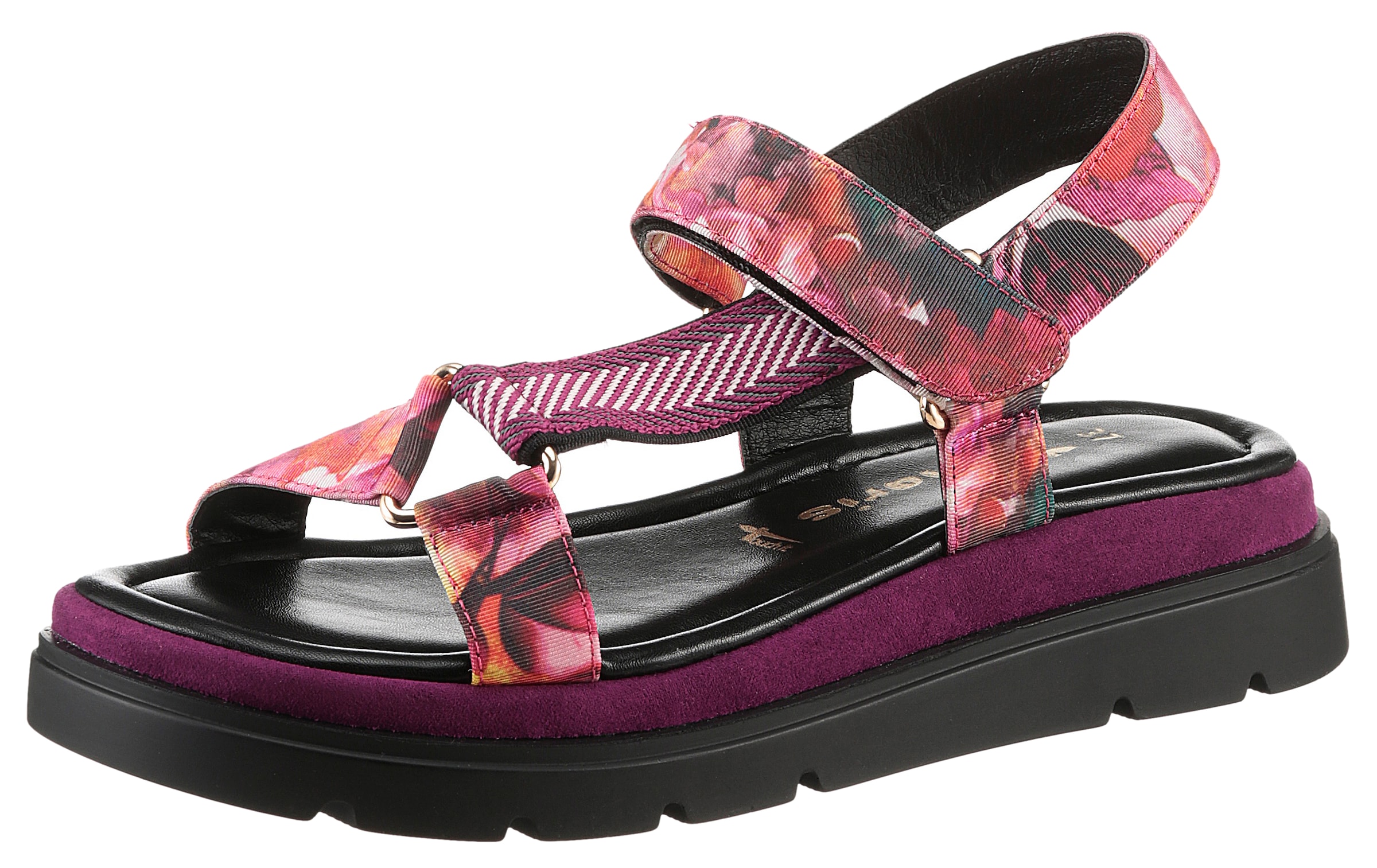 Tamaris Riemchensandale  , Plateau, Sommerschuh, Sandalette mit Touch It-Ausstattung