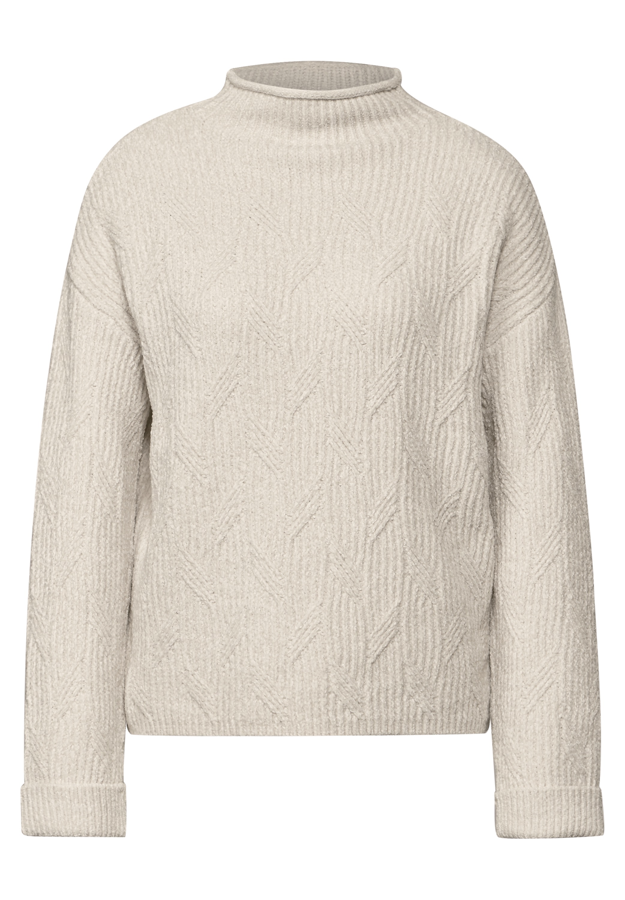 STREET ONE Strickpullover, mit Struktur Muster