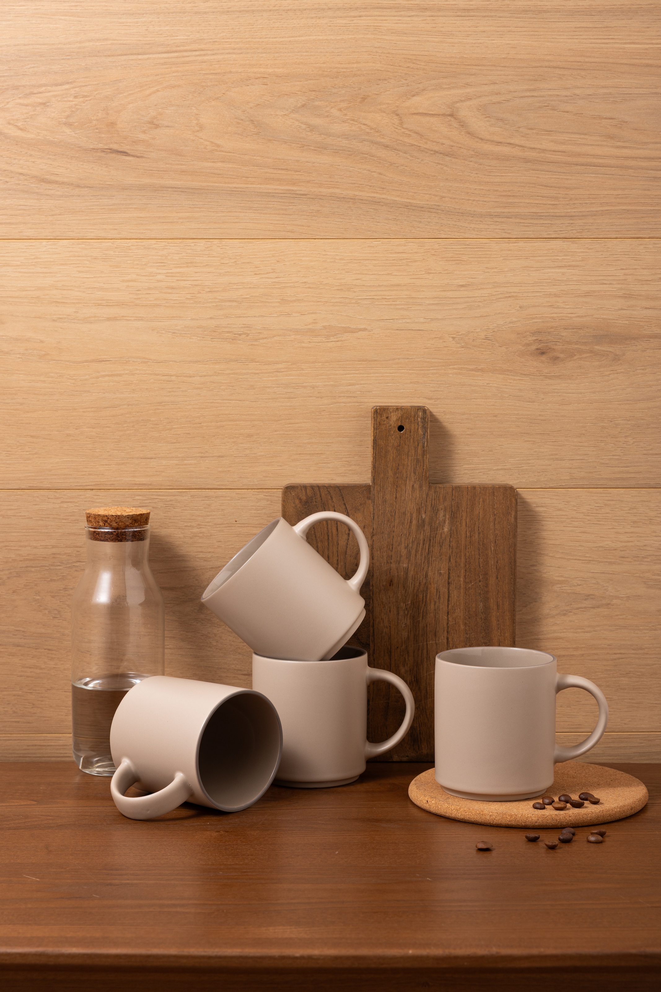 OTTO home Becher »Kaffeebecher Ylvii, 6er Set« spülmaschinenfest und mikrowellengeeignet, 350 ml