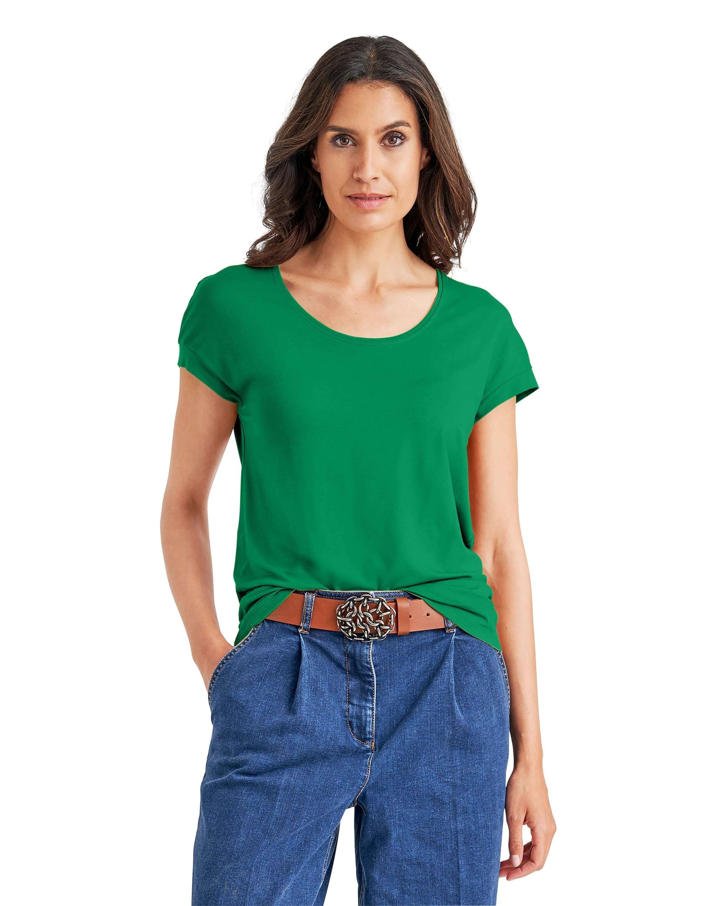 MADELEINE Kurzarmshirt »Shirt Shirt mit Rundhals-Ausschnitt«