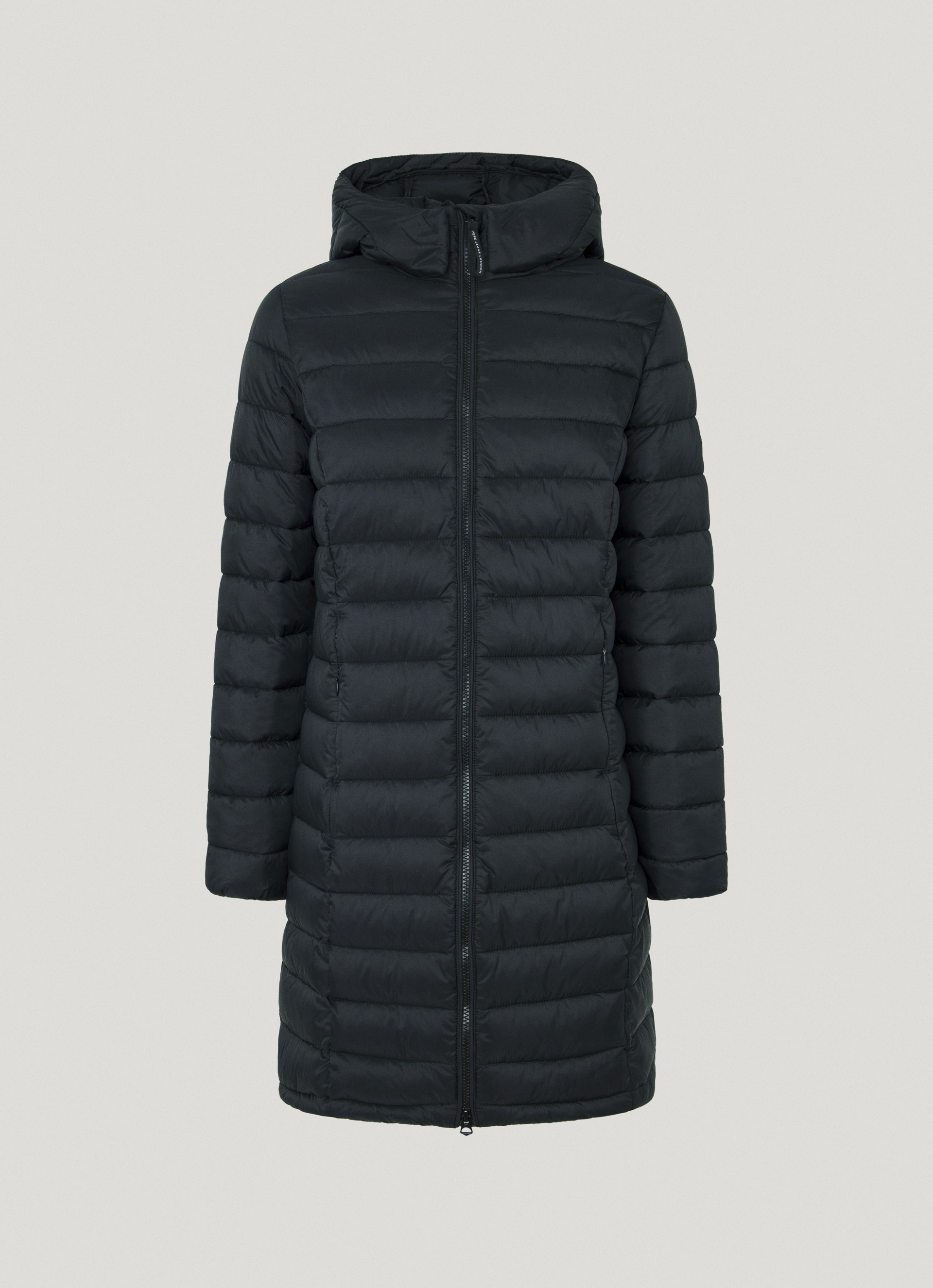 Pepe Jeans Outdoorjacke »AMMY LONG«, mit Kapuze, mit abnehmbarer Kapuze