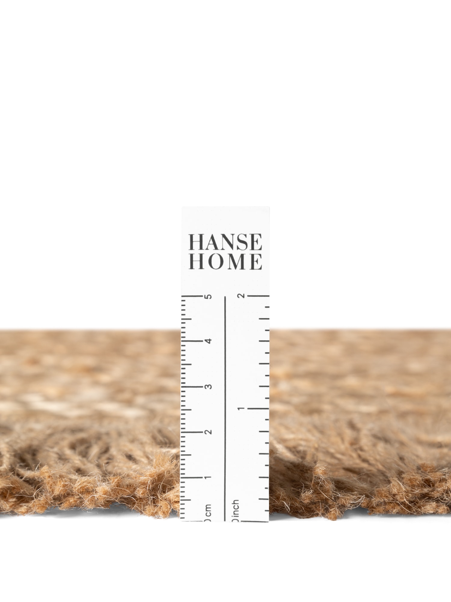 HANSE Home Teppich »Nuru« rund 7 mm Höhe Jute, Handgemacht, Rund, Fransen, Wohnzimmerteppich, Naturteppich