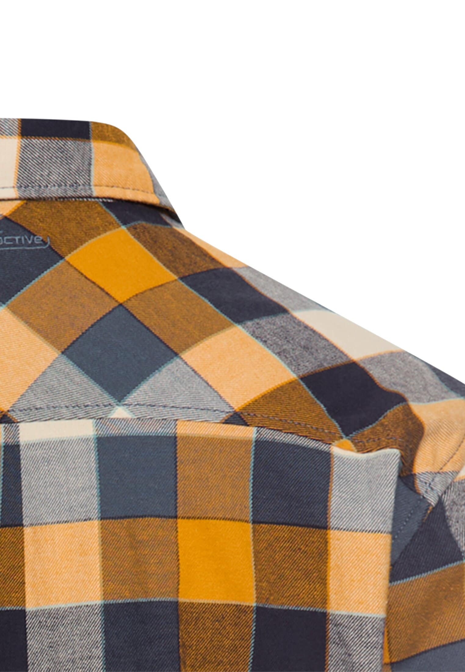 camel active Langarmhemd mit Logo Stickerei