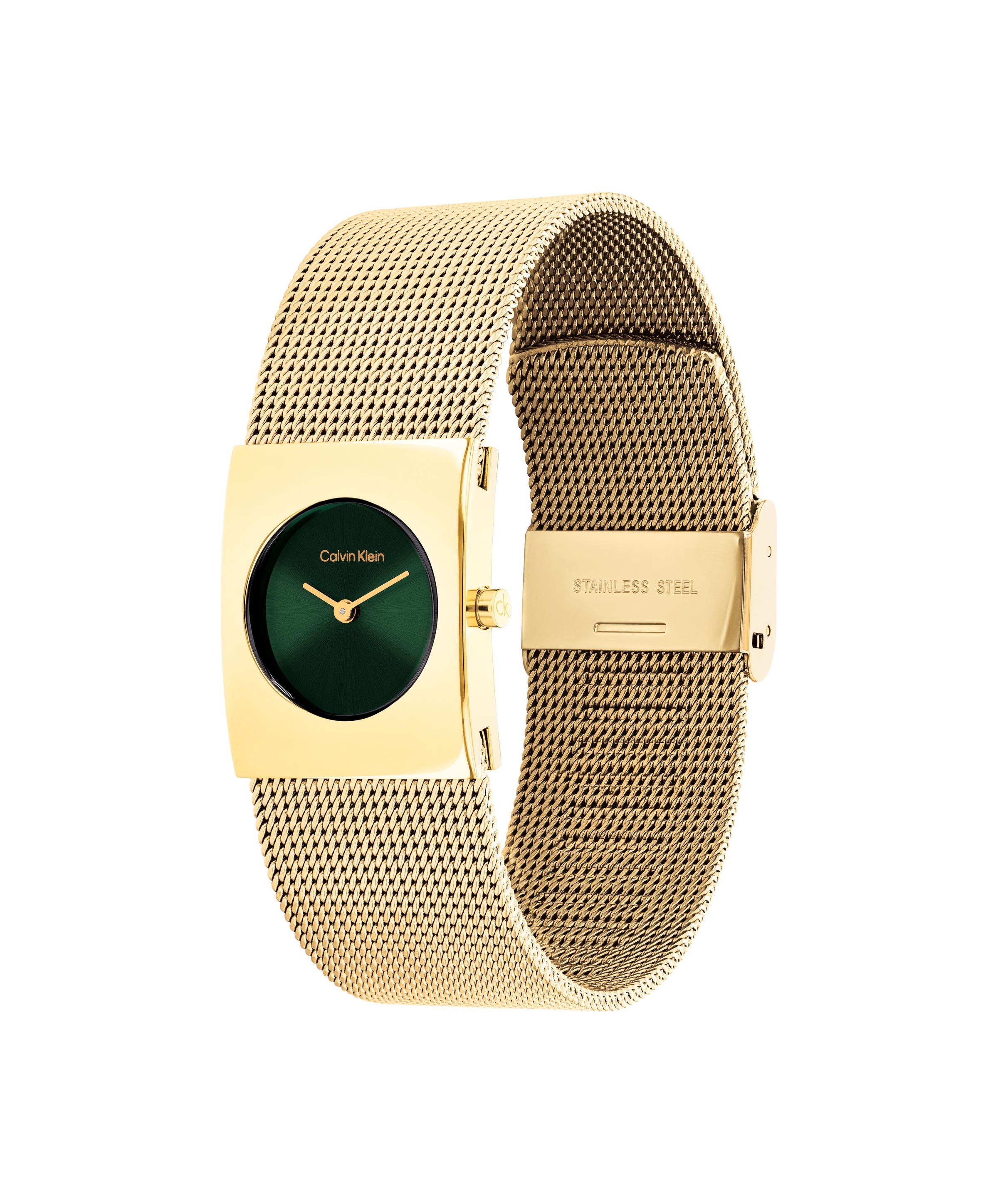 Calvin Klein Quarzuhr »CK PULSE 21 mm« Armbanduhr, Damenuhr, Edelstahlarmband, analog