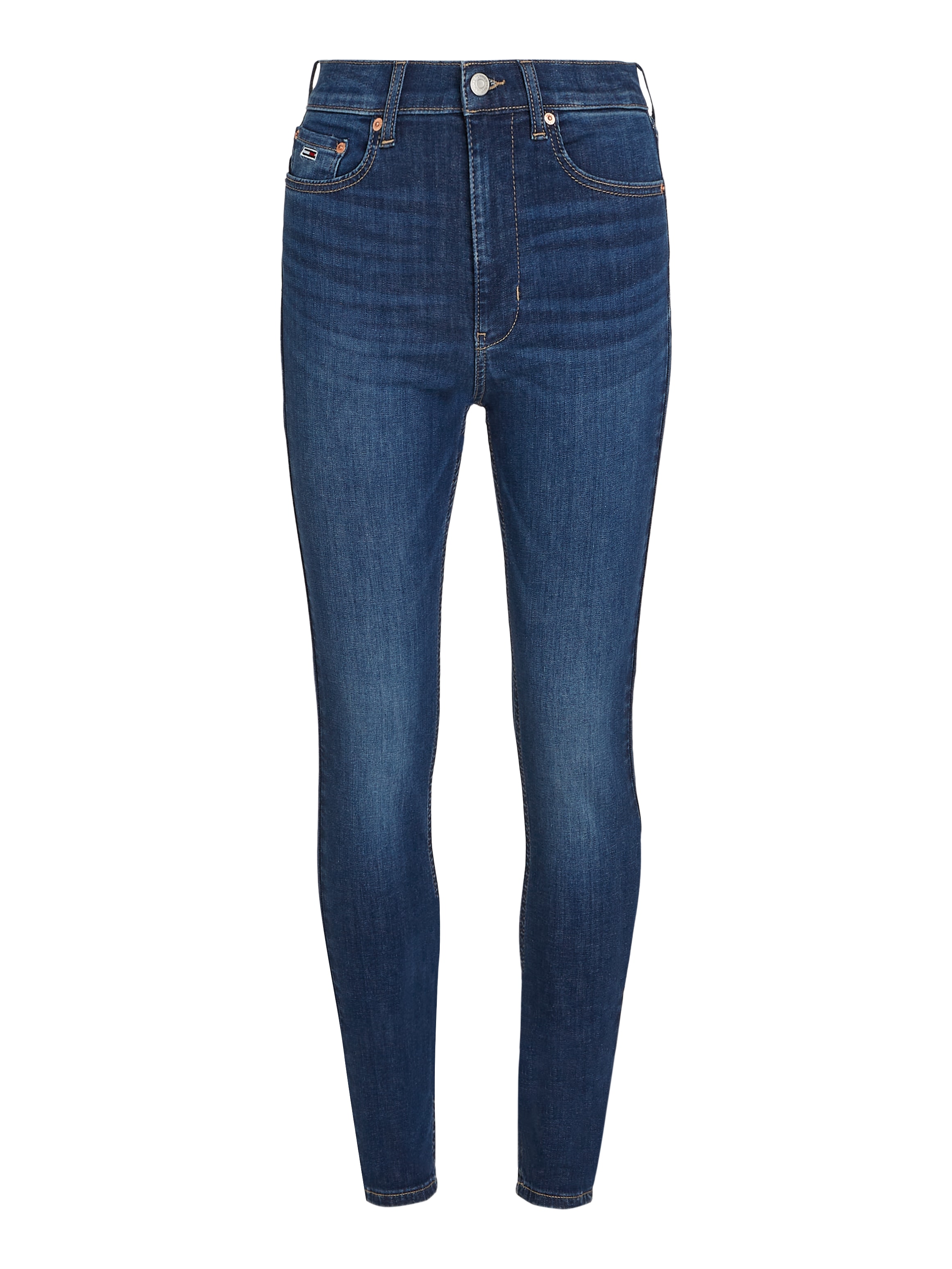Tommy Jeans Skinny-fit-Jeans »Sylvia High Rise Skinny«, mit Logo-Badge