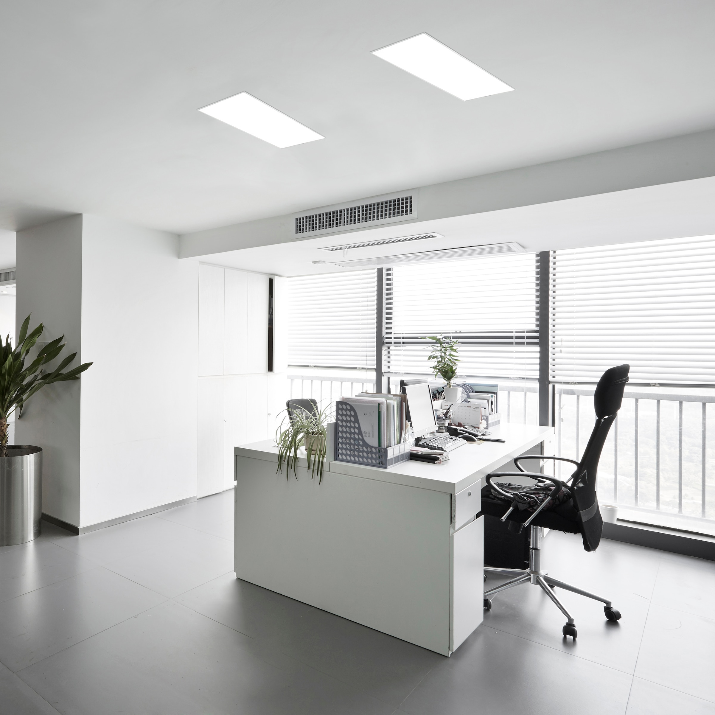 näve LED Panel »Carente«, 1 flammig, Leuchtmittel LED-Board | LED fest integriert, Dimm- und Nachtlichtfunktion, rahmenlos, incl. Fernbedienung, CCT