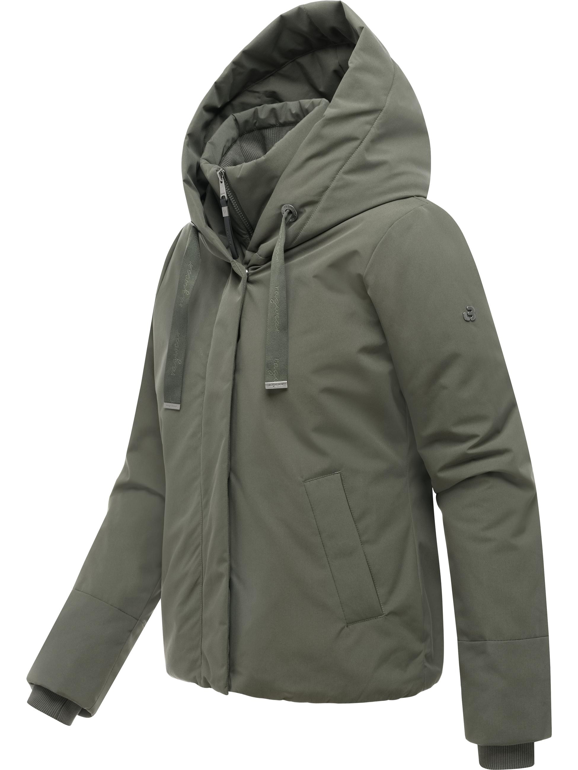 Ragwear Winterjacke »Winterjacke Nattana Y« mit Kapuze Winter Damen Jacke mit verdeckter Frontleiste