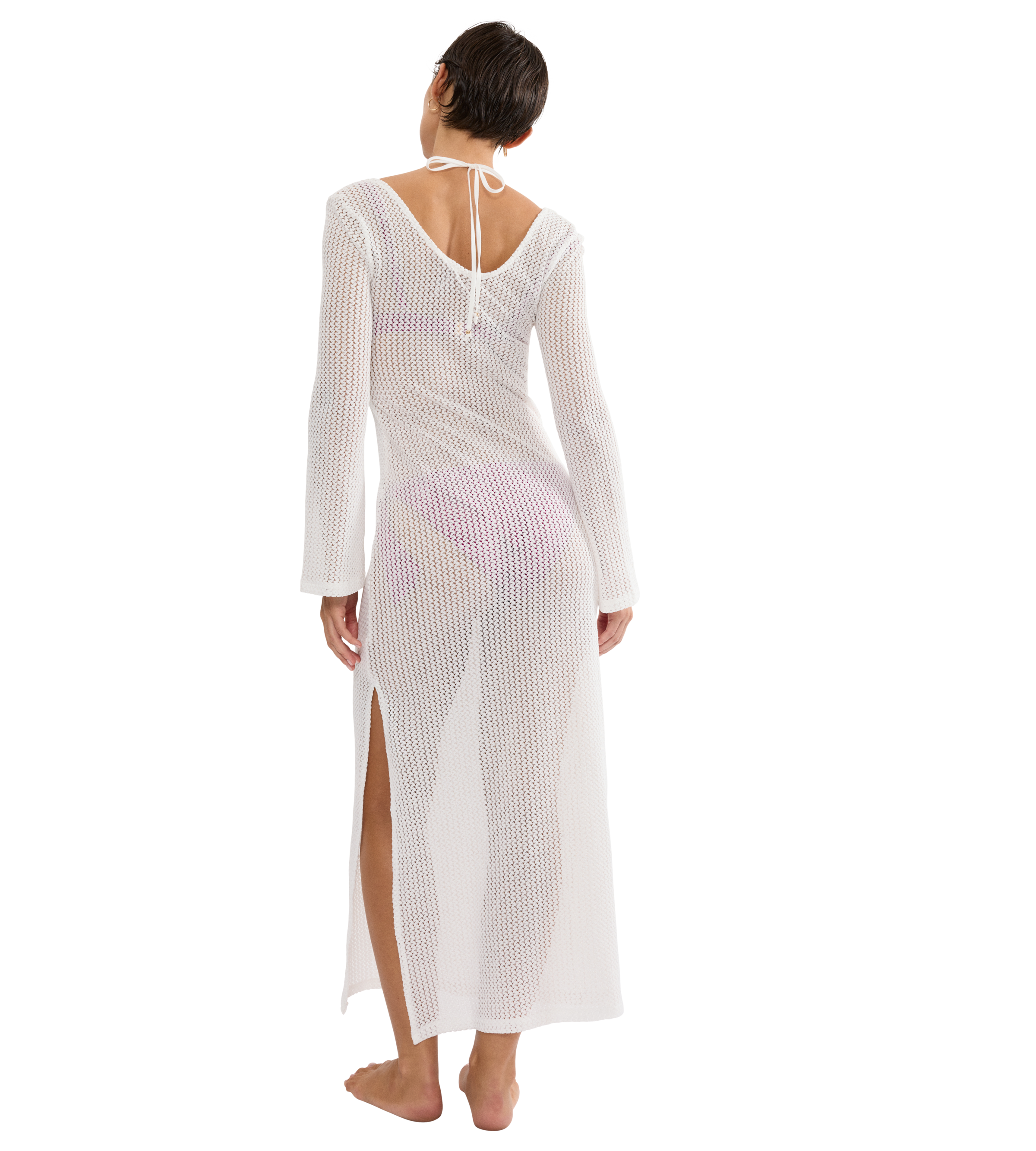 Triumph Strandkleid »Beach MyWear Crochet Long Dress LSL« weiches Häkeldesign