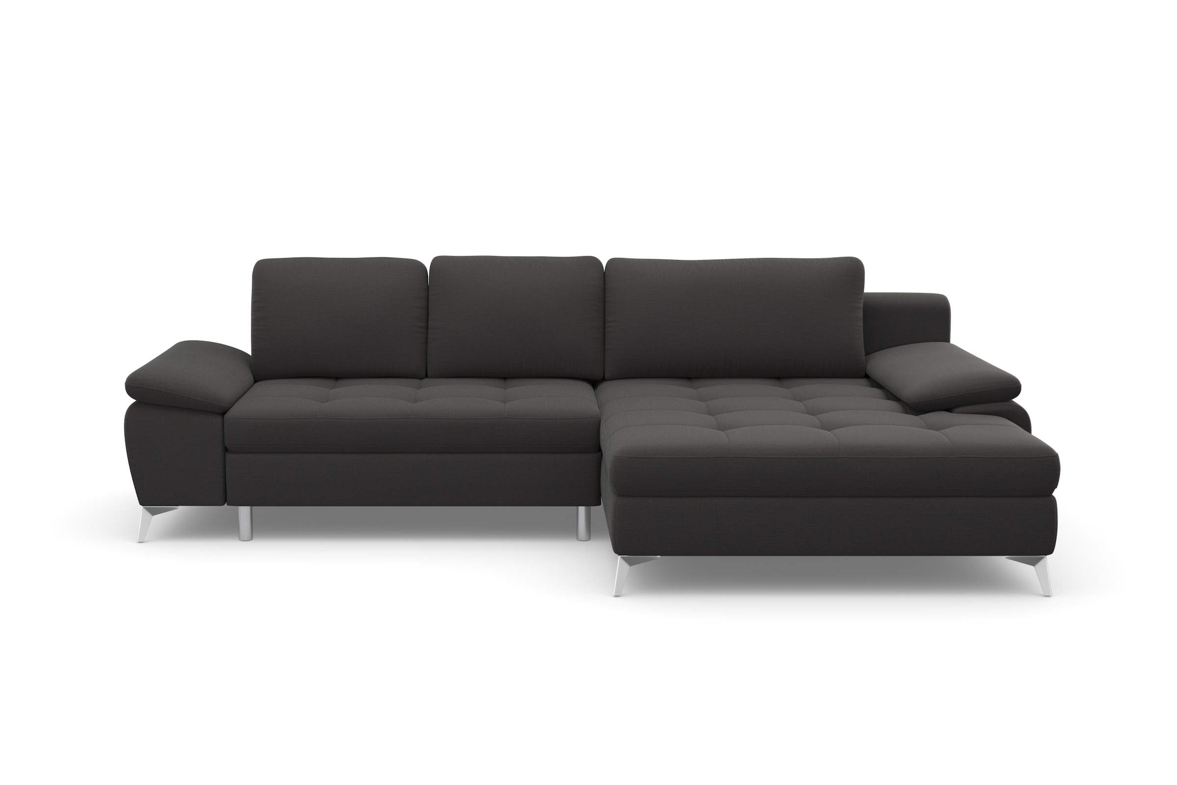 sit&more Ecksofa »Latigo L-Form«, mit Mega-Recamiere, wahlweise mit Bettfunktion und Bettkasten