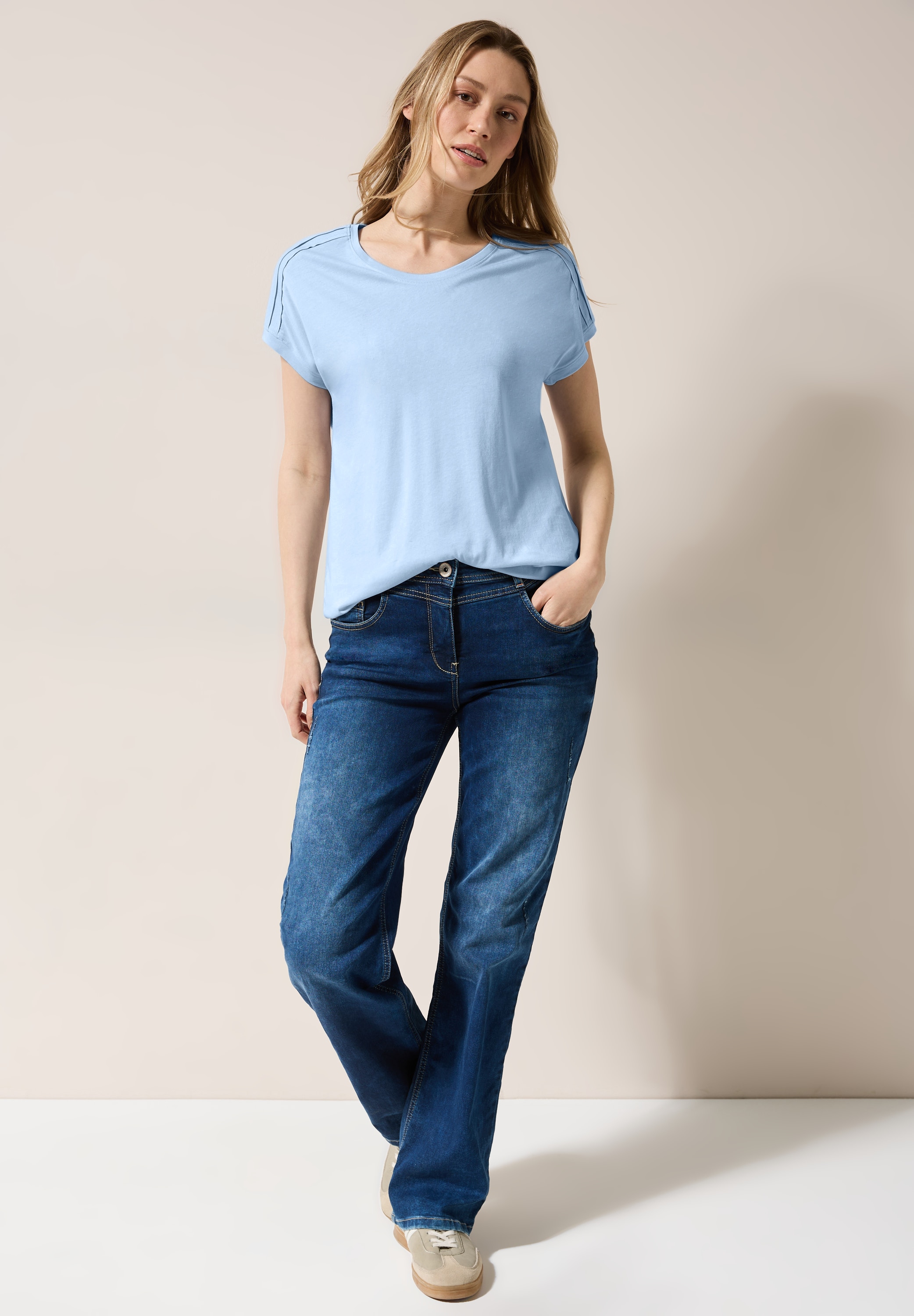 Cecil T-Shirt, mit elastischem Bund