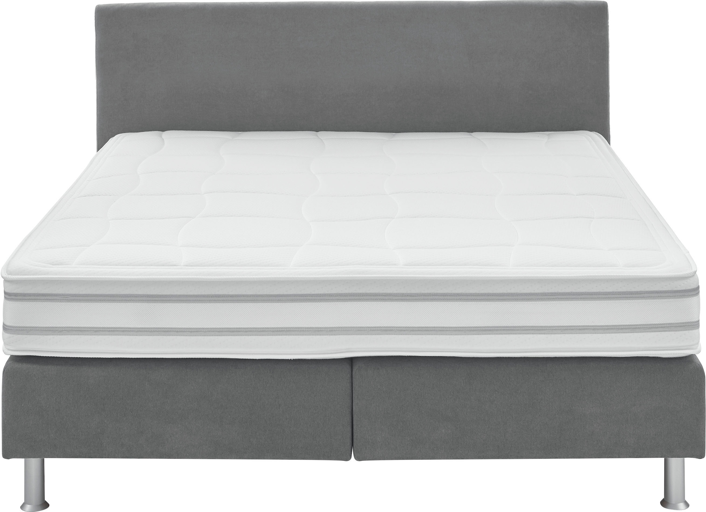 Die PlanBar Boxspringbett »OC-ON23148« inkl. Wendematratzen u. Bonellfederkern Unterbau, 160/180x200cm