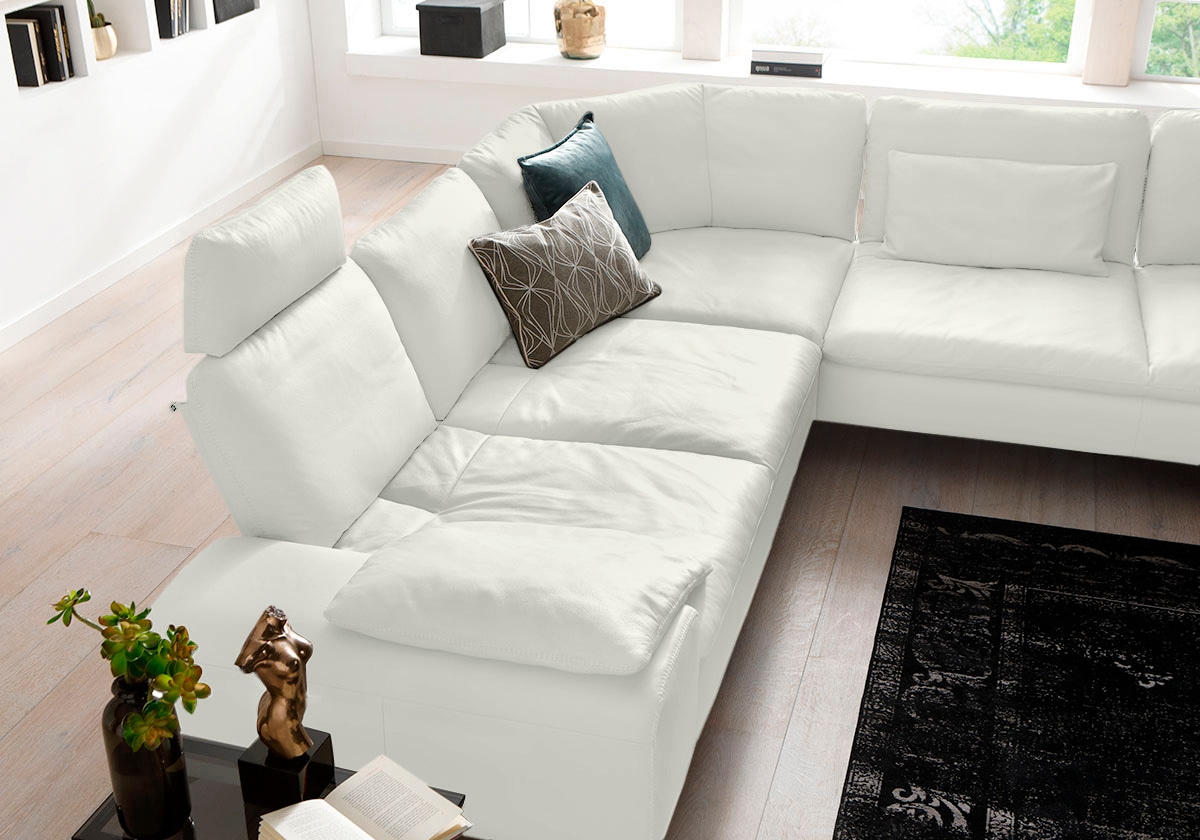 W.SCHILLIG Ecksofa »valentinoo, Designsofa, elegant und bequem, L-Form«, (Set), mit Sitztiefenverstellung, Breite 318 cm