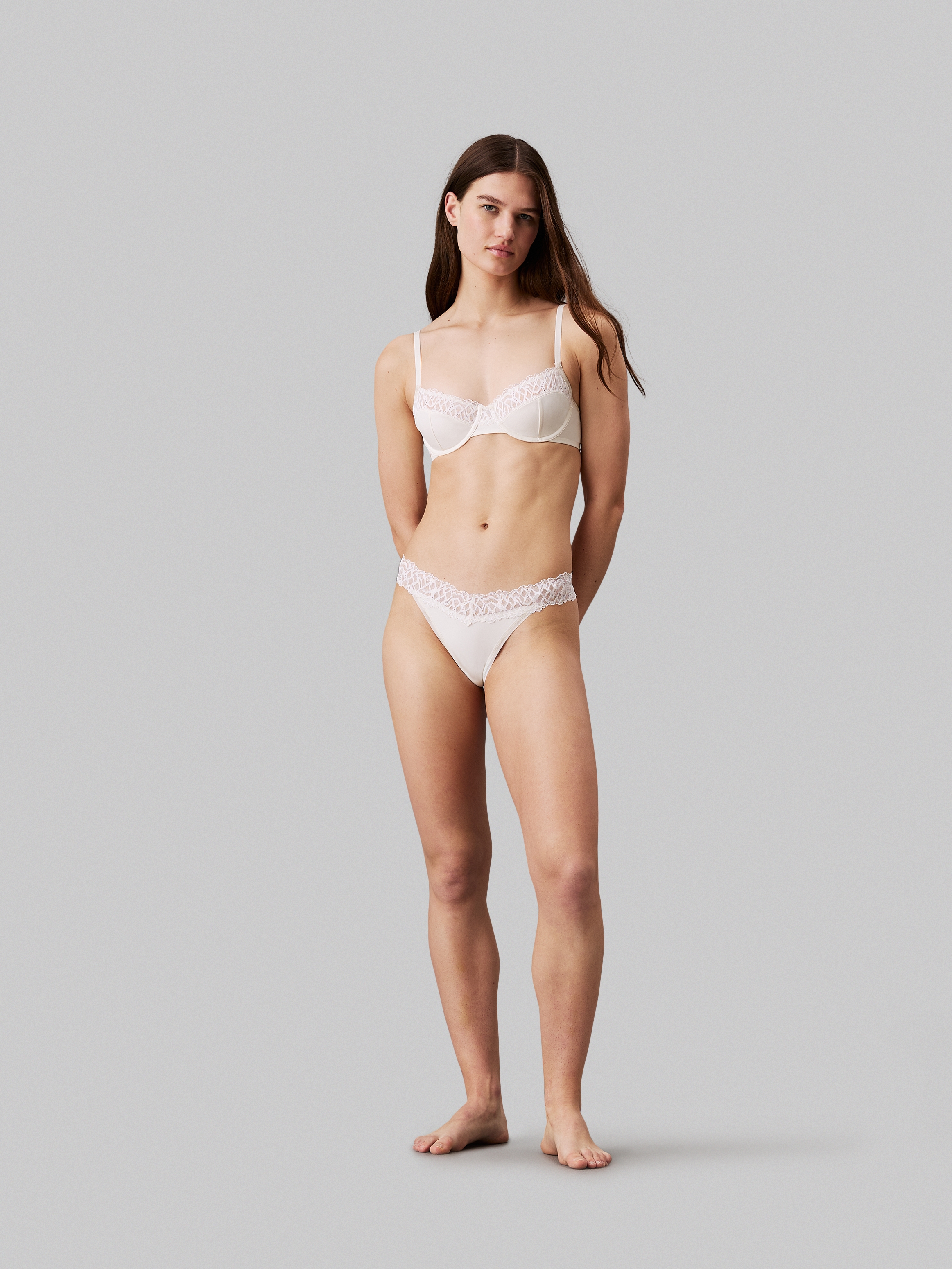 Calvin Klein Underwear Stringtanga »THONG«, mit Spitze am Bund