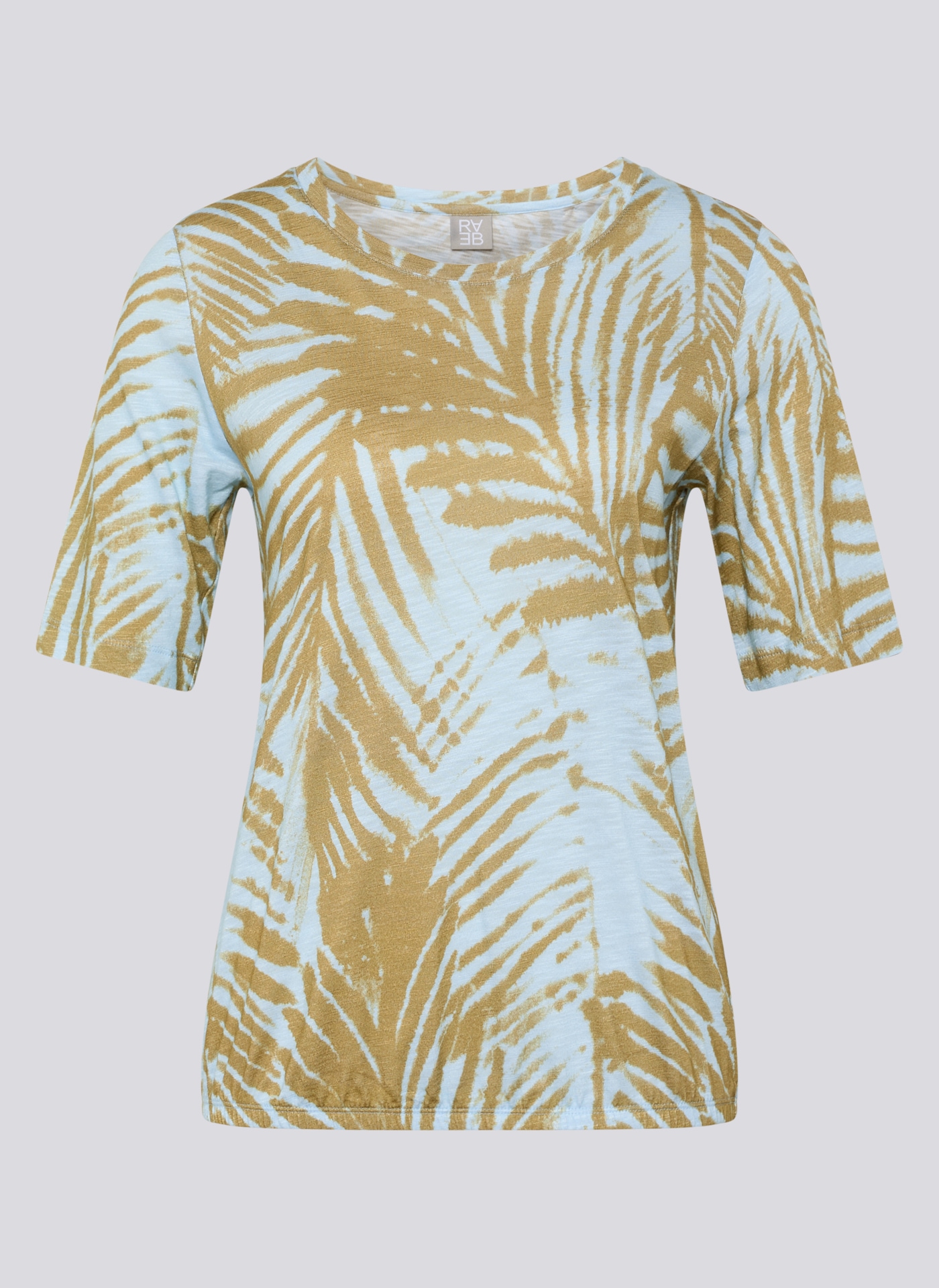 Rabe Kurzarmshirt mit floralem Muster