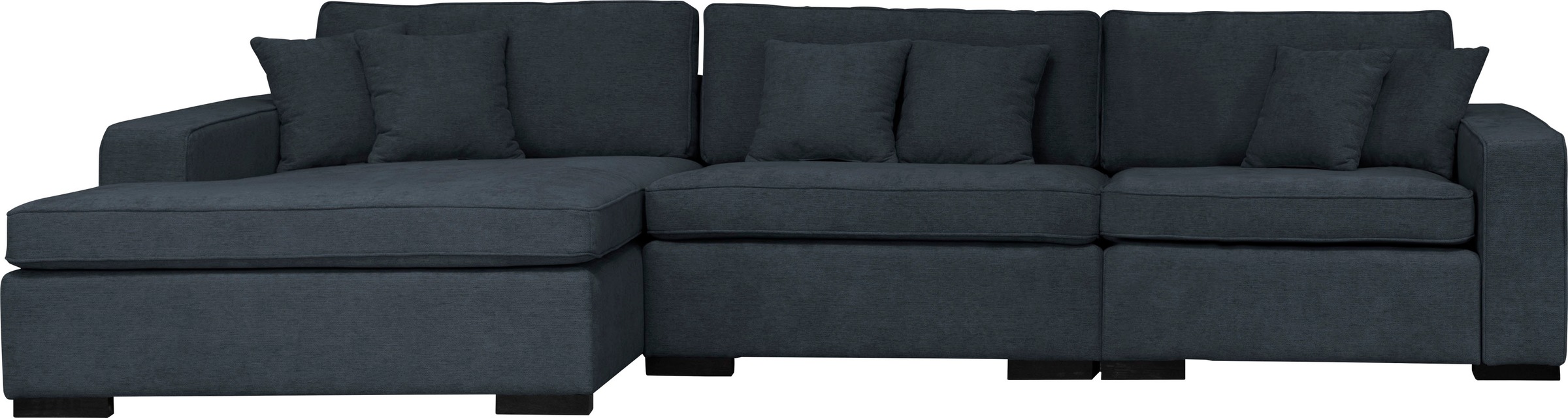 Home affaire Ottomane »Skara L-Form«, Lounge-Sofa mit Federkernpolsterung, in vielen Bezugsvarianten