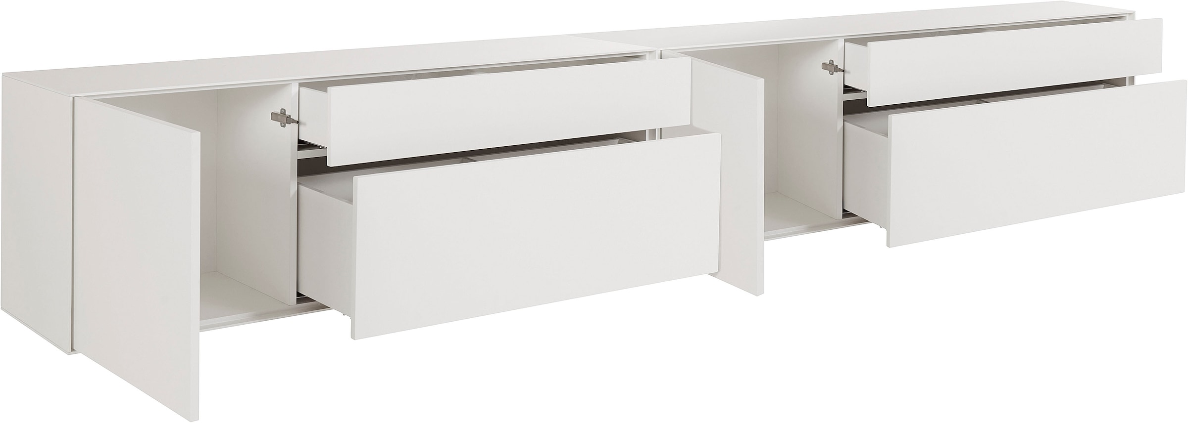 LeGer Home by Lena Gercke Lowboard »Essentials«, (2 St.), Breite: 334cm, MDF