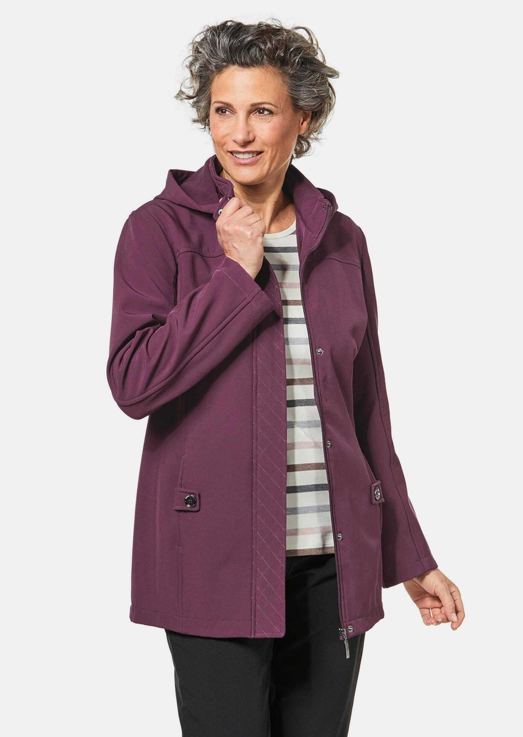 GOLDNER Funktionsjacke »Wasserabweisende Softshelljacke mit Kapuze« Für jede Wetterlage geeignet