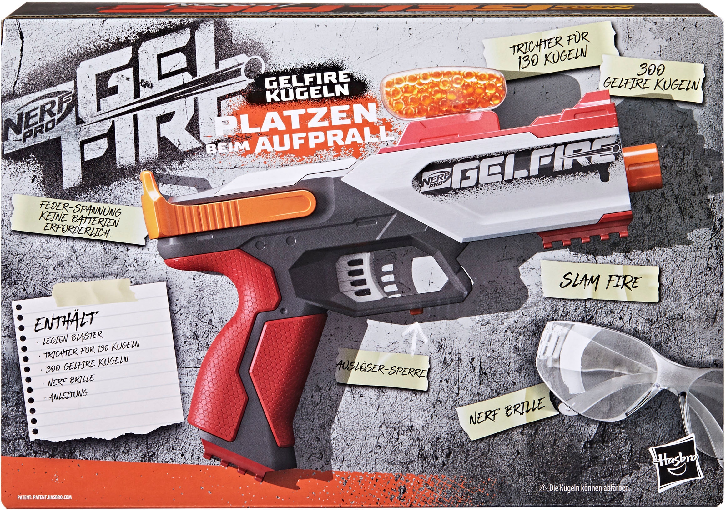 Hasbro Blaster »Nerf Pro Gelfire Legion«, inkl. 300 hydrierte Gelfire Kugeln