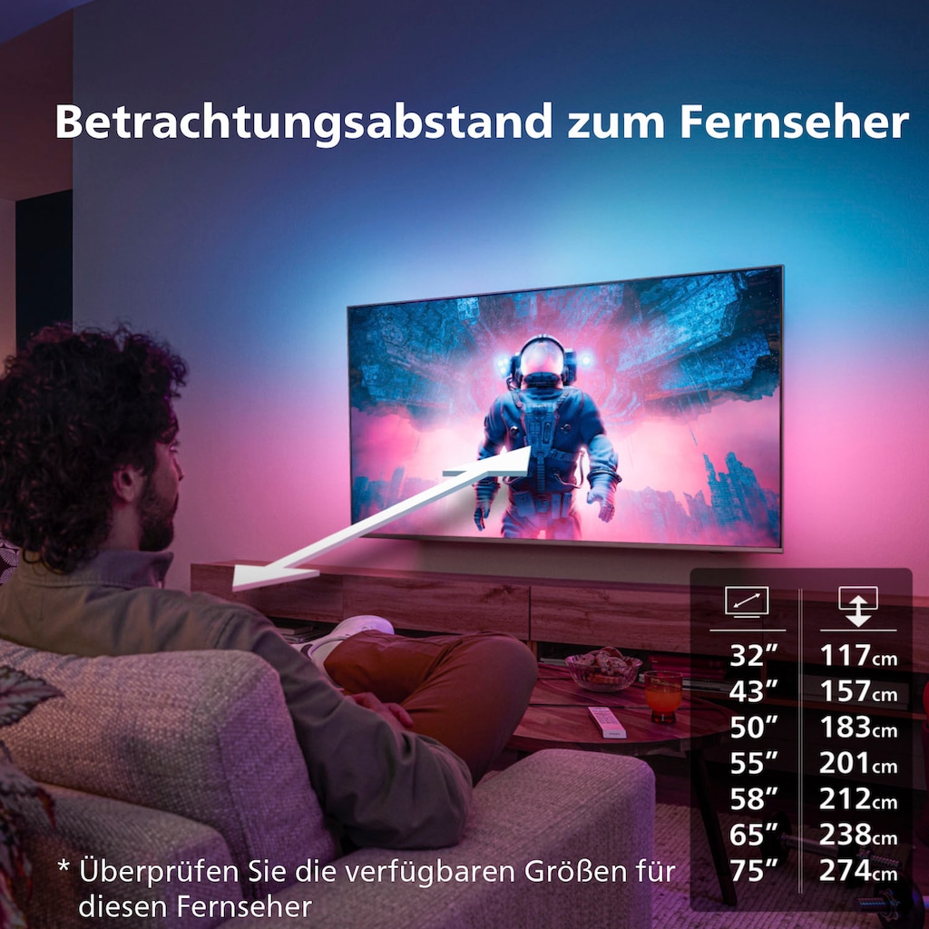 Philips LED-Fernseher »50PUS8548/12«, 126 cm/50 Zoll, 4K Ultra HD, Android TV-Google TV-Smart-TV