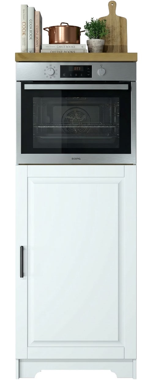 Home affaire Backofen/Kühlumbauschrank »Meliss« aus massiver Kiefer, Breite 60 cm, Soft-Close-Funktion